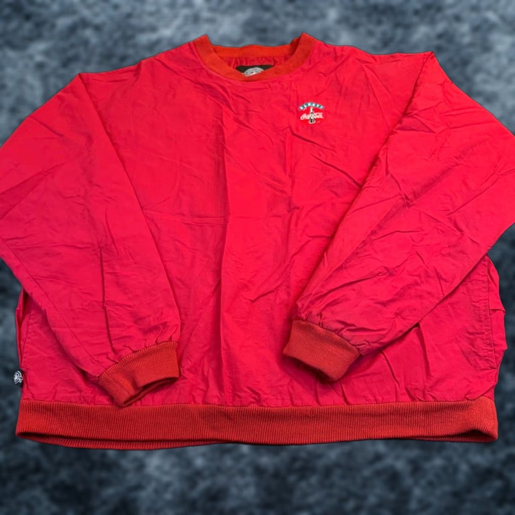 Vintage VINTAGE Charles River Coca Cola Windbreaker Jacket Mens Large Red Nylon Logo Embroidered Golf 90s Beer Windbreaker Jacket Mens Large Red Nylon Logo Size US L / EU 52-54 / 3 - 1 Thumbnail