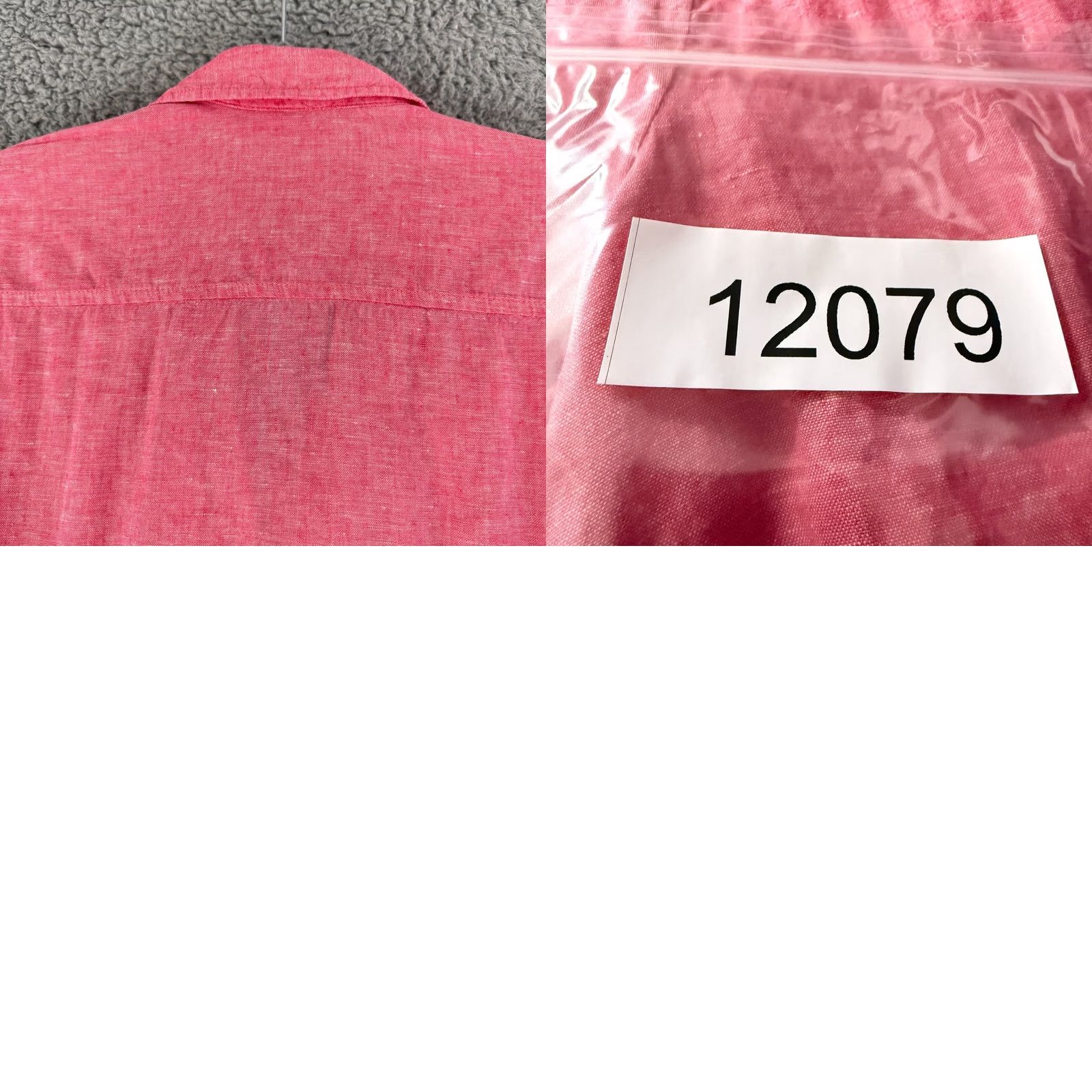 Vintage Foxcroft Button-Up Shirt Womens Medium Pink 100% Linen Long Sleeve Casual Summer Size M / US 6-8 / IT 42-44 - 9 Thumbnail