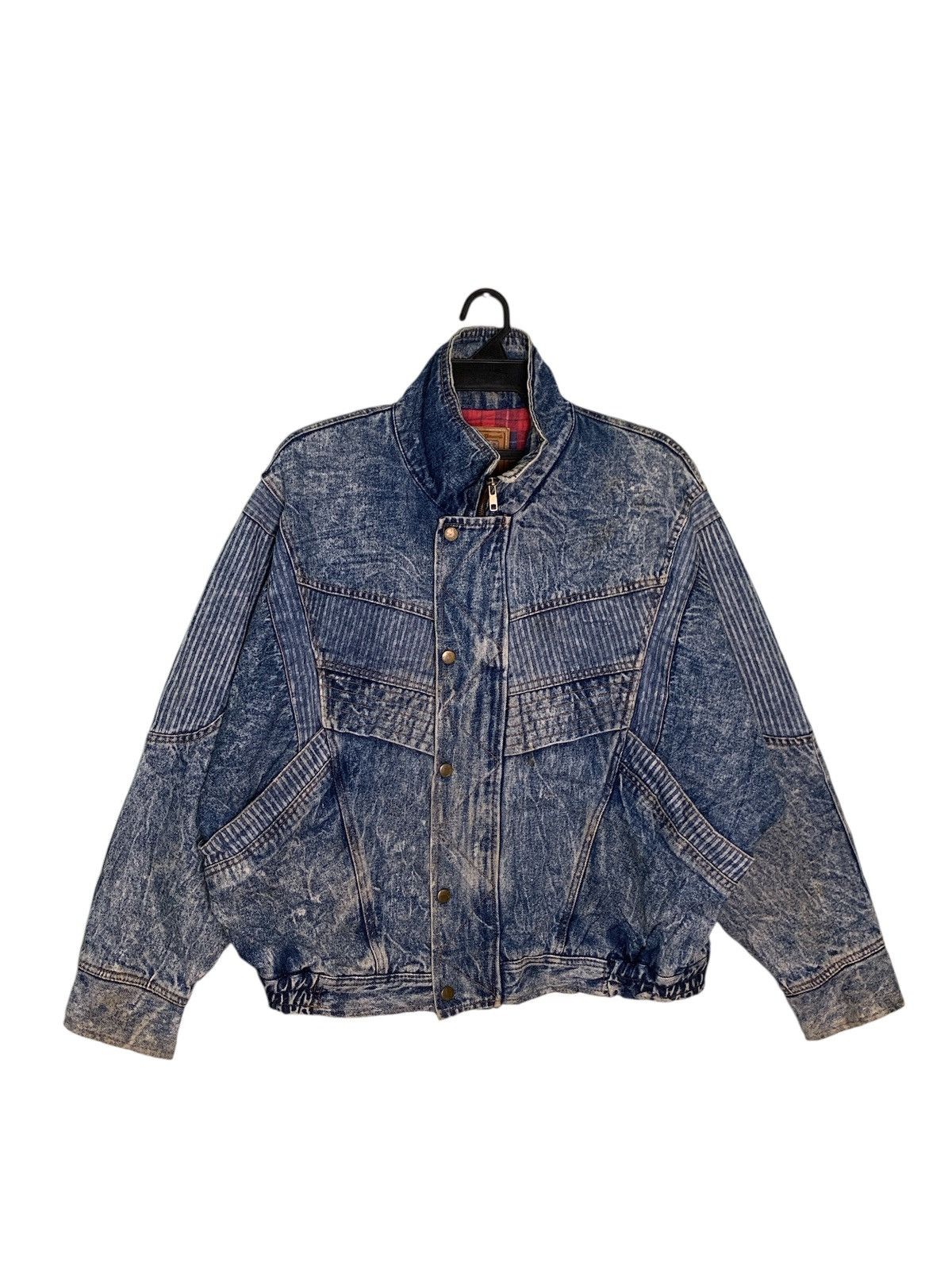 Japanese Brand Rare Design Vintage Slow Down Fashion Denim Jackets Size XXL / US 16-18 / IT 52-54 - 1 Thumbnail