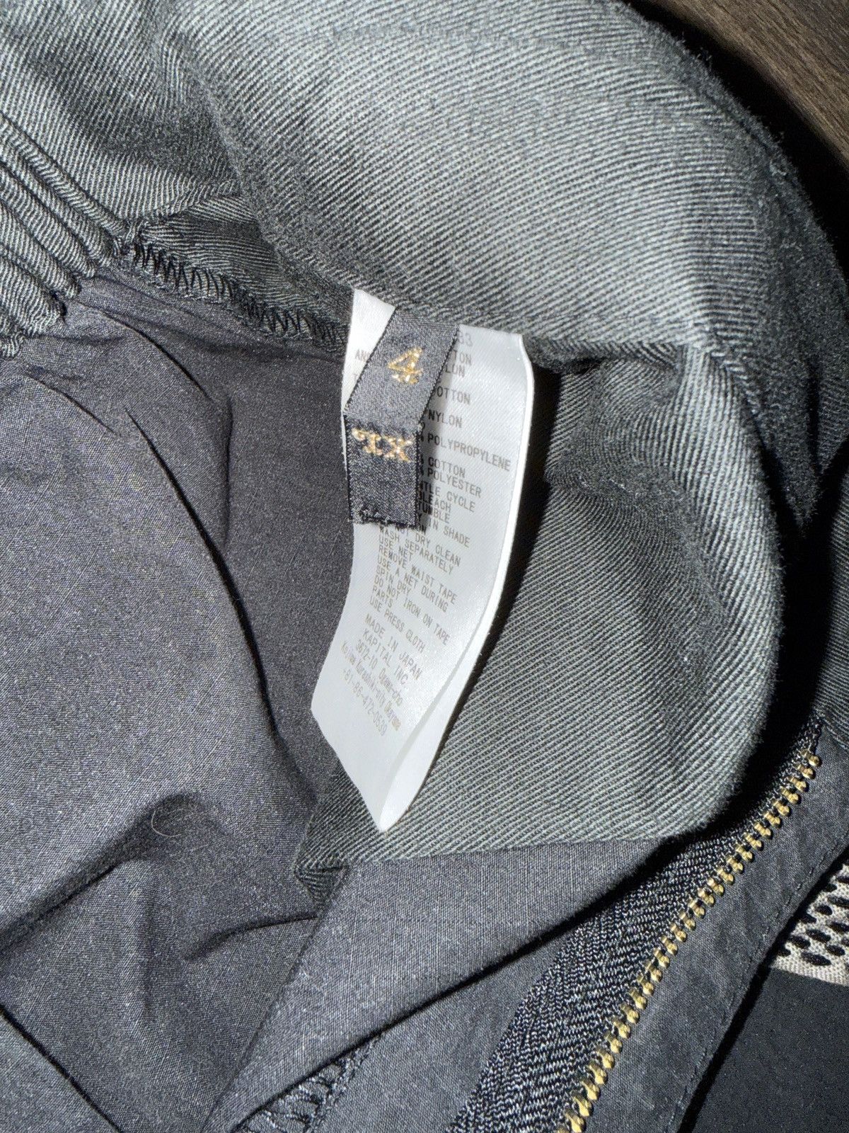 Kapital kapital ripstop nouvelle shorts (orange/black) Size US 32 / EU 48 - 3 Thumbnail
