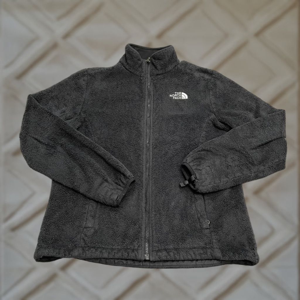 The North Face VINTAGE? No, it's not vintage. The North Face Oso Jacket Womens M Black Full Zip Pockets Oso Fleece Outdoor Size M / US 6-8 / IT 42-44 - 1 Thumbnail