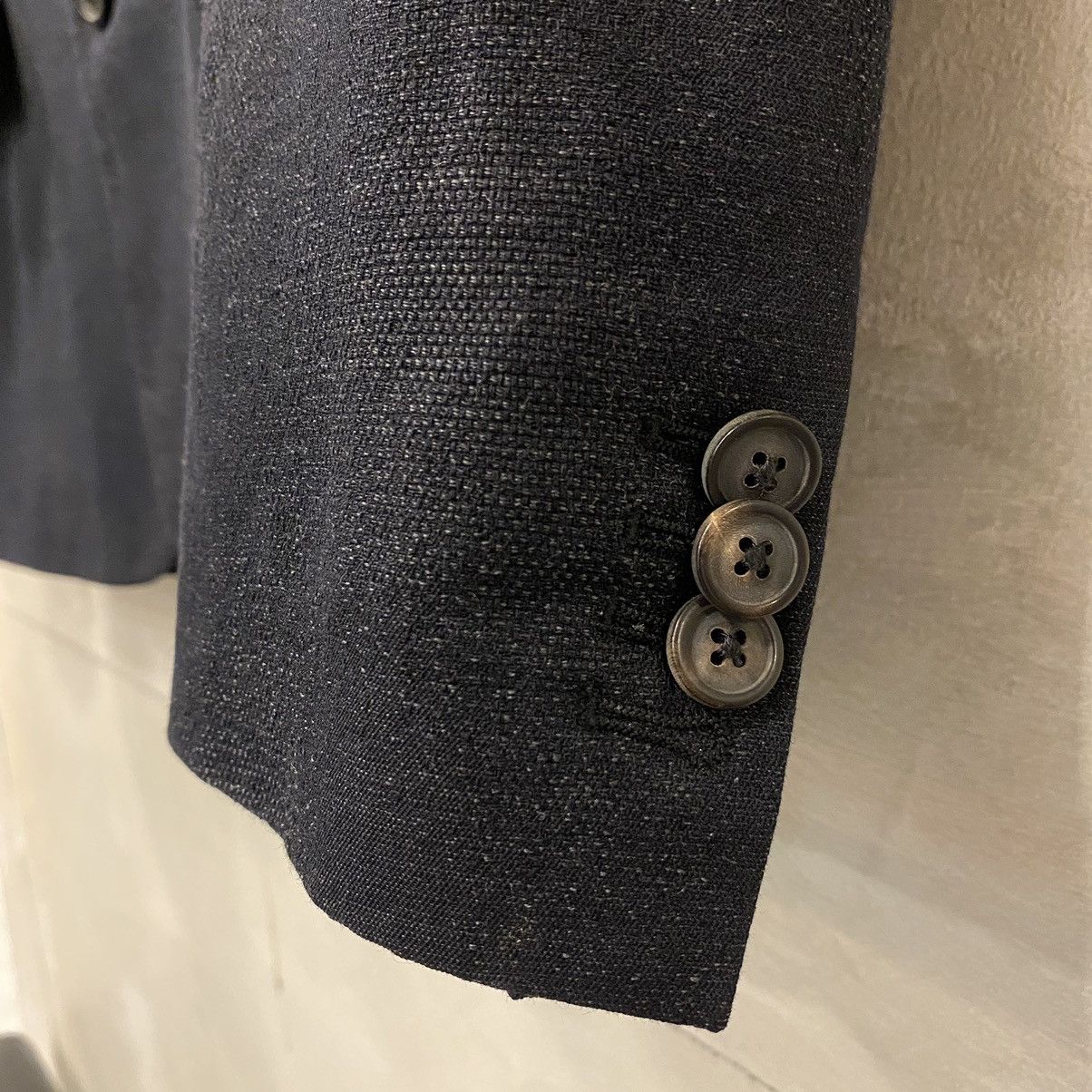 Maison Margiela Maison Margiela - FW10 Textured Wool Blazer Size 44S - 4 Thumbnail