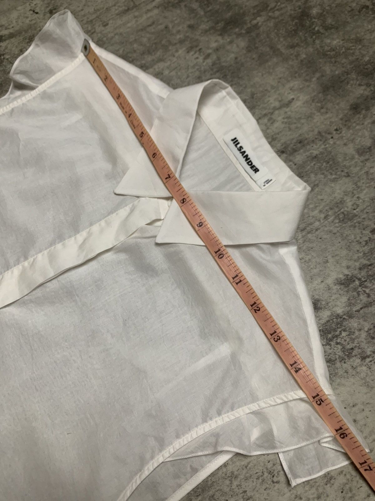 Jil Sander Jill Sander Sleeveless White Button Up Size XXS / US 00 / IT 34 - 10 Thumbnail