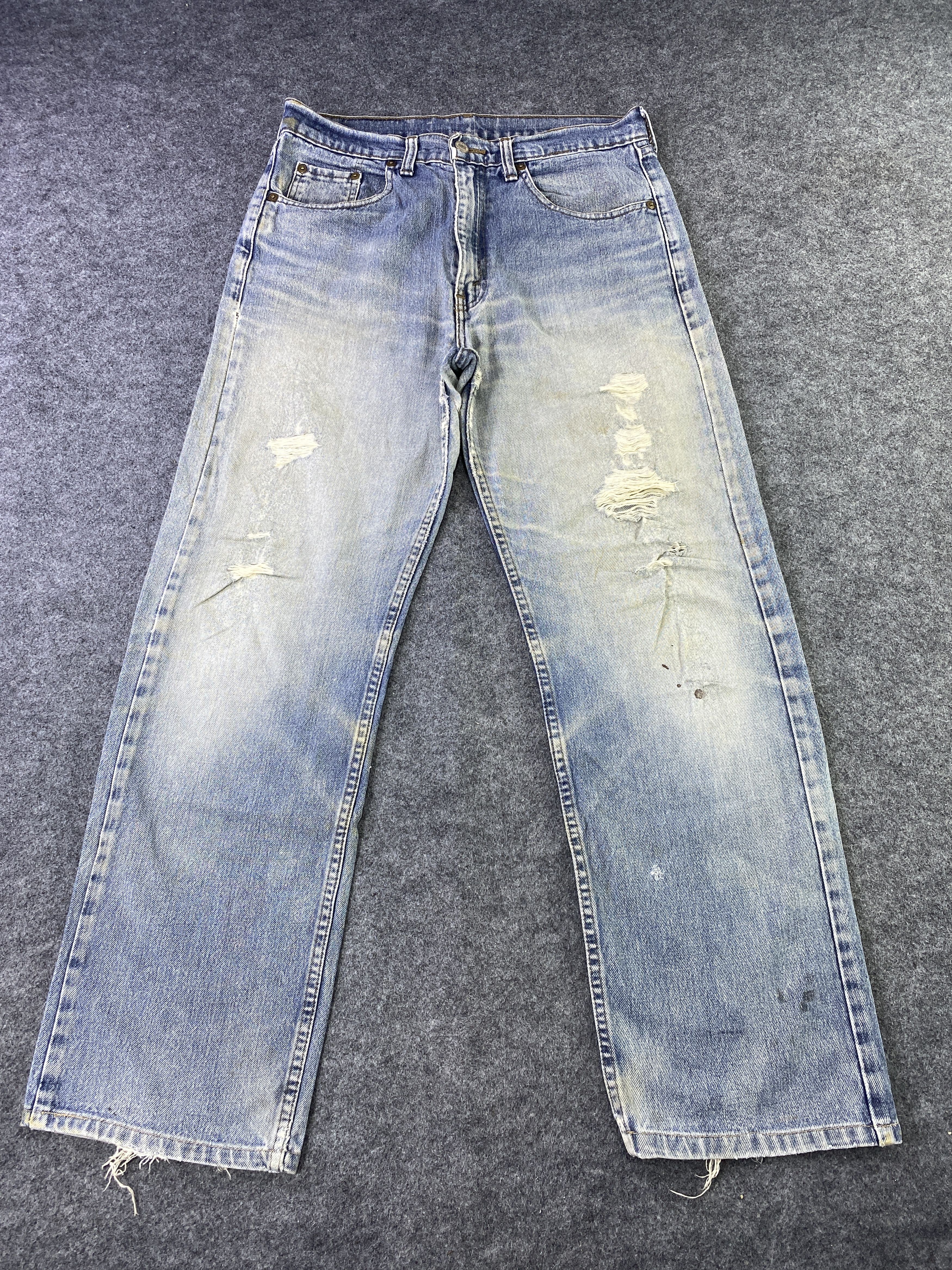 Levi's Vintage Levi's 509 Distress Blue Wash Jeans - J930 Size US 32 / EU 48 - 1 Thumbnail