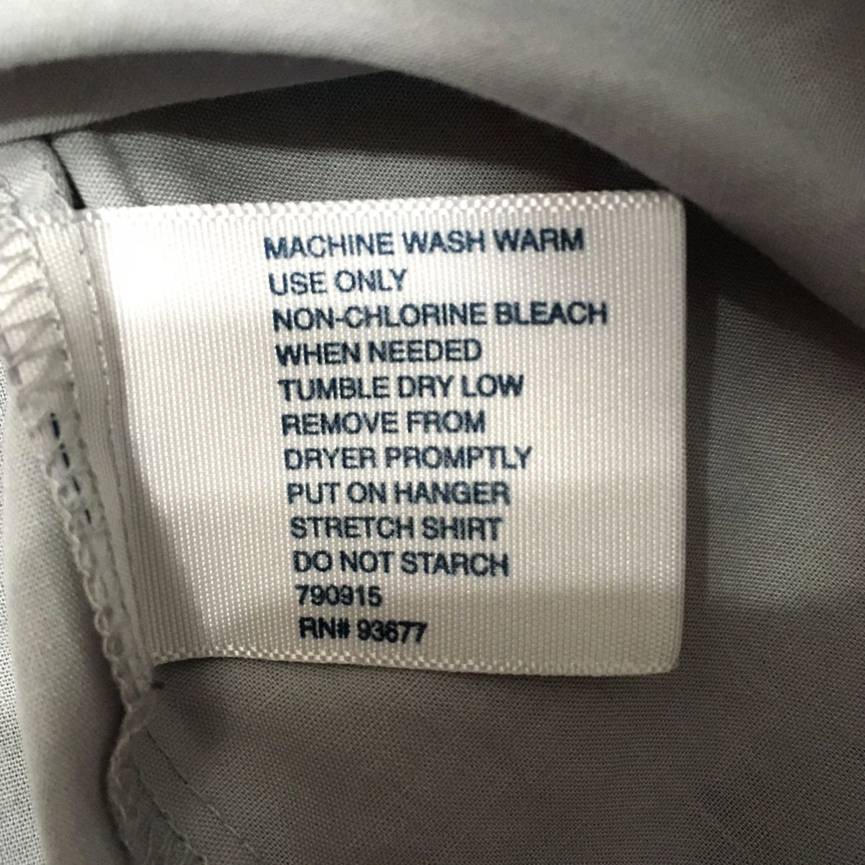 Stafford Stafford Shirt Mens 15 32/33 Gray EASY CARE BROADCLOTH Long Sleeve Size US M / EU 48-50 / 2 - 4 Thumbnail