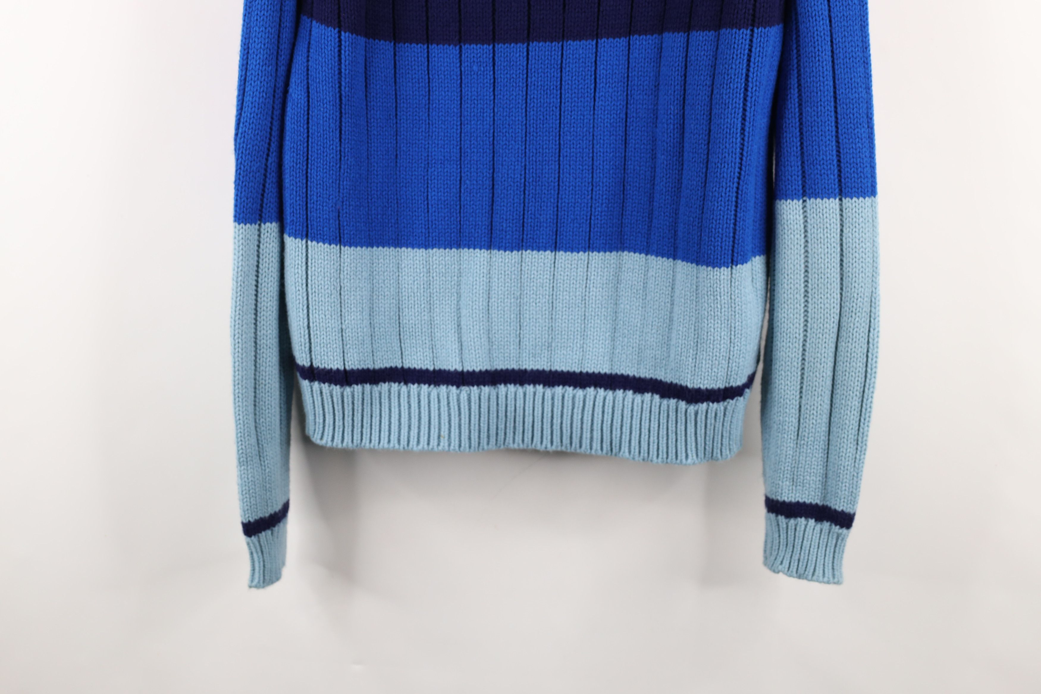 Vintage Vintage 70s Streetwear Block Ribbed Knit Crewneck Sweater Size XL / US 12-14 / IT 48-50 - 12 Thumbnail