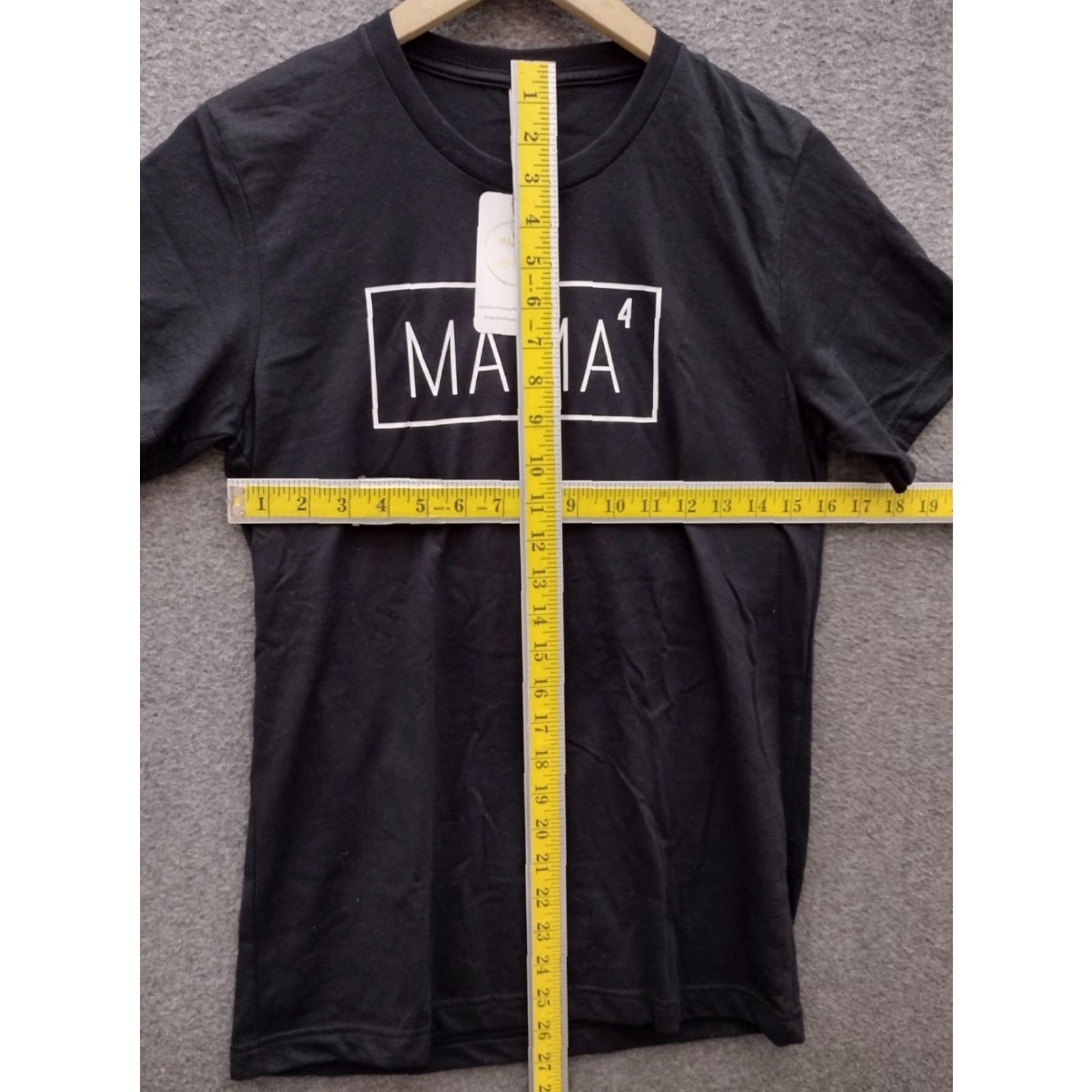 Vintage Bella + Canvas T-Shirt Womens S Black Mama Graphic Shirt Size S / US 4 / IT 40 - 4 Thumbnail