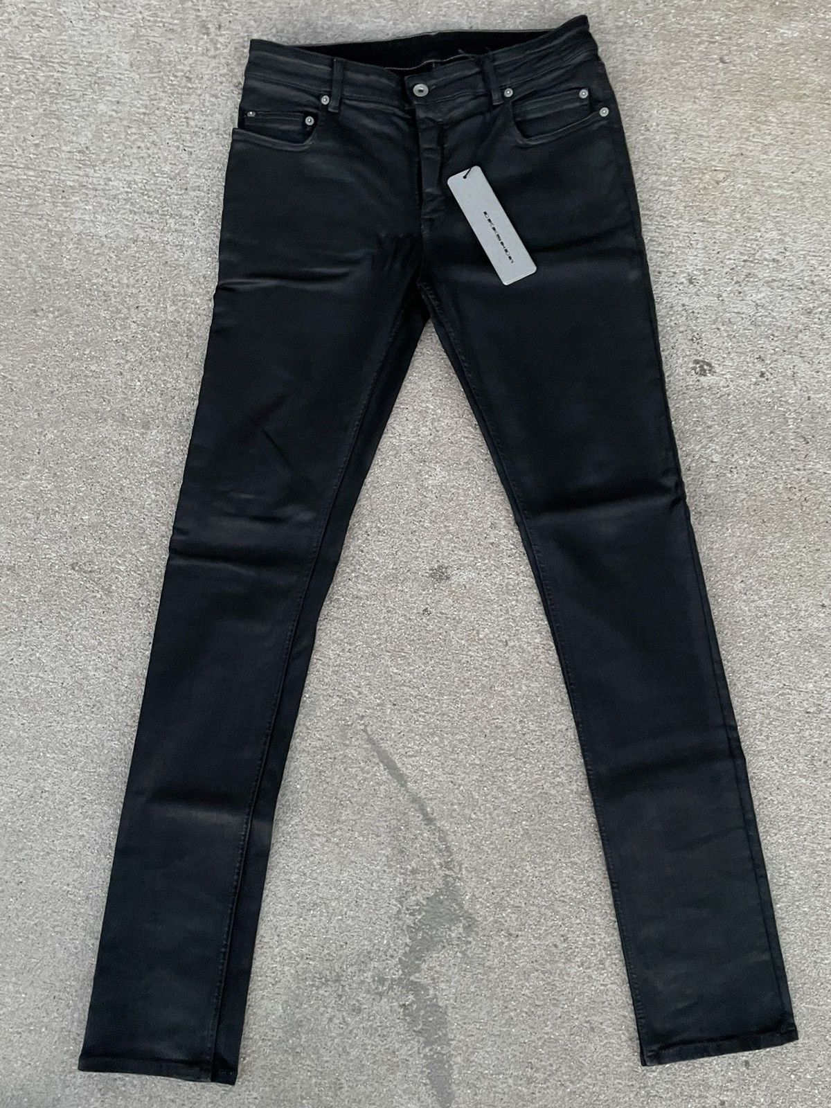 Rick Owens Tyrone Cut Wax Denim