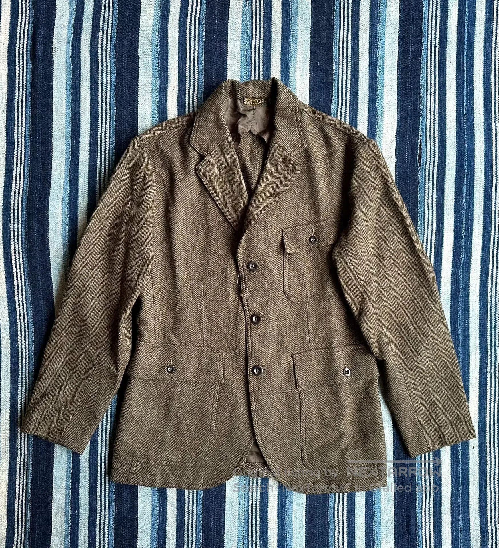 RRL Ralph Lauren RRL Unconstructed Herringbone Sport Coat. Size US M / EU 48-50 / 2 - 1 Thumbnail