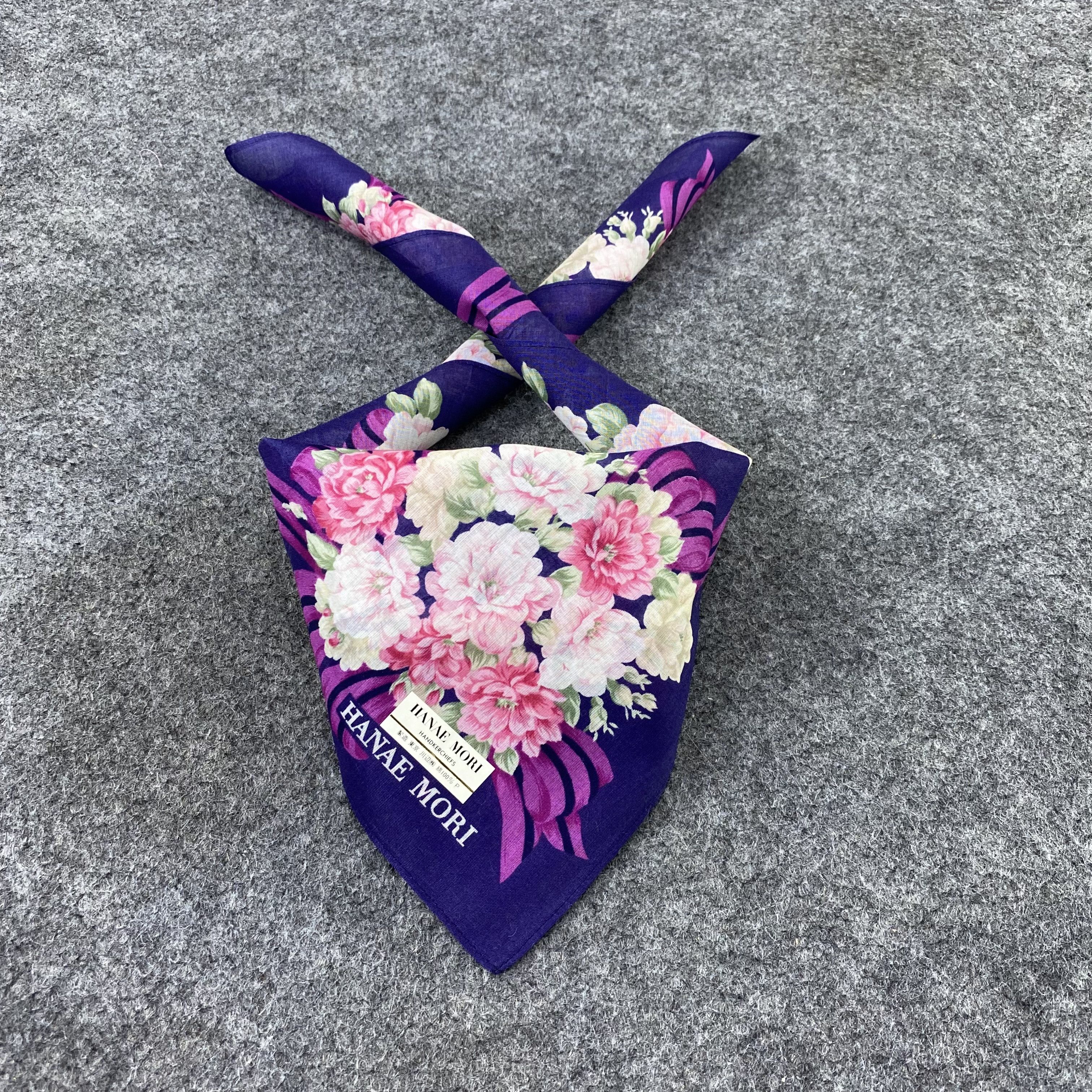 Hanae Mori Hanae Mori Handkerchief / Bandana / Neckerchief-B1353 Size ONE SIZE - 2 Thumbnail