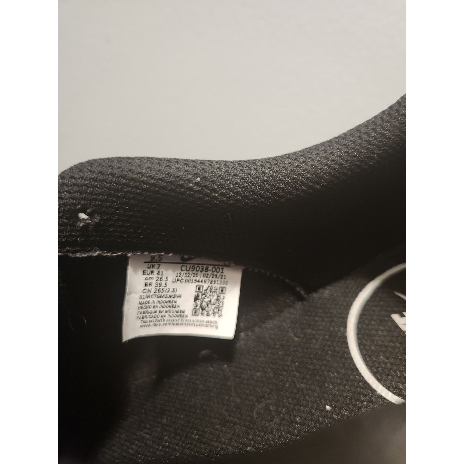 Nike Nike Air Force 1 2020, Women's 9.5, Black. Worn once.AF1 Low Size US 9.5 / IT 39.5 - 4 Thumbnail