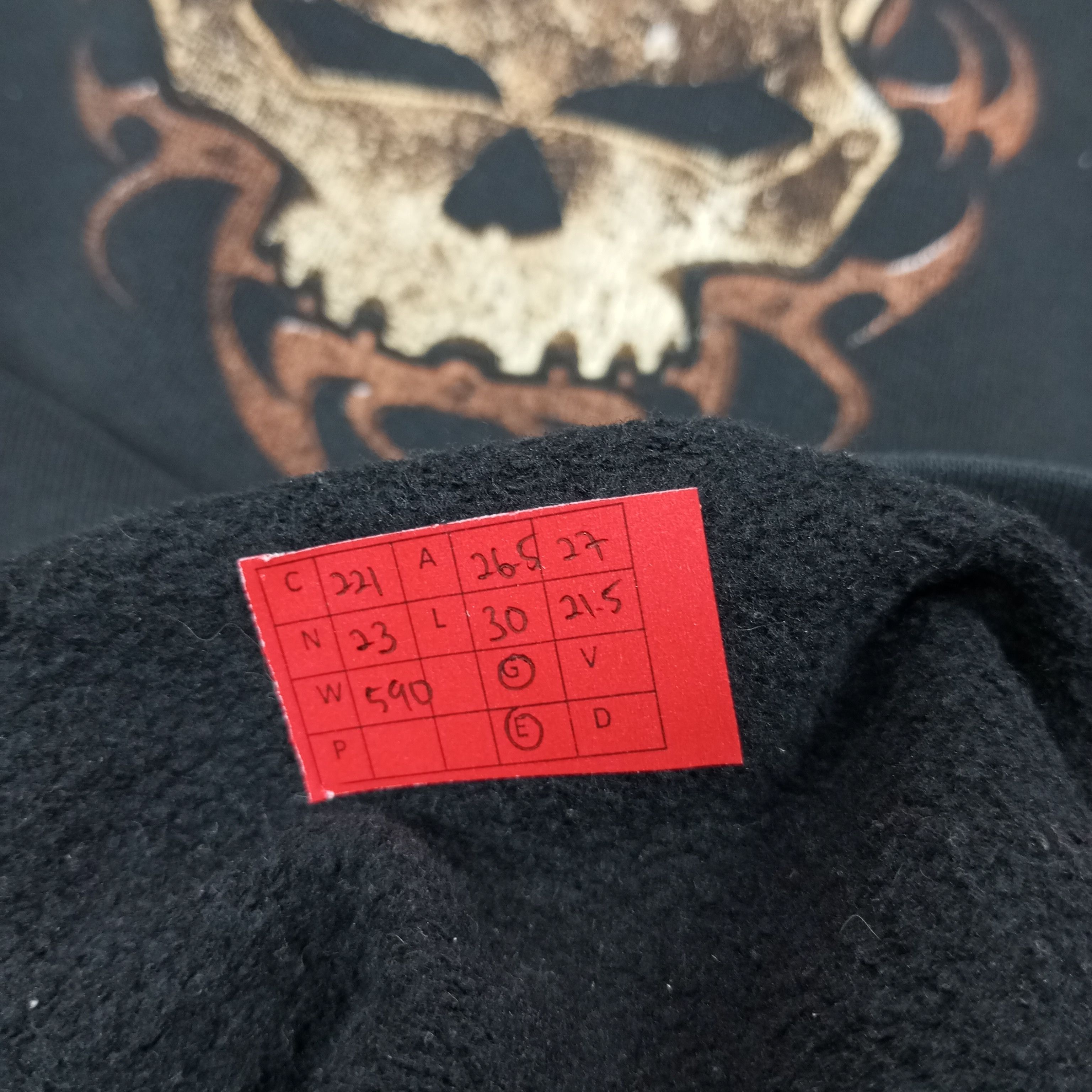 Harley Davidson × Vintage Harley Davidson Skulls Design Sweatshirt c221n23 Size US XL / EU 56 / 4 - 13 Thumbnail
