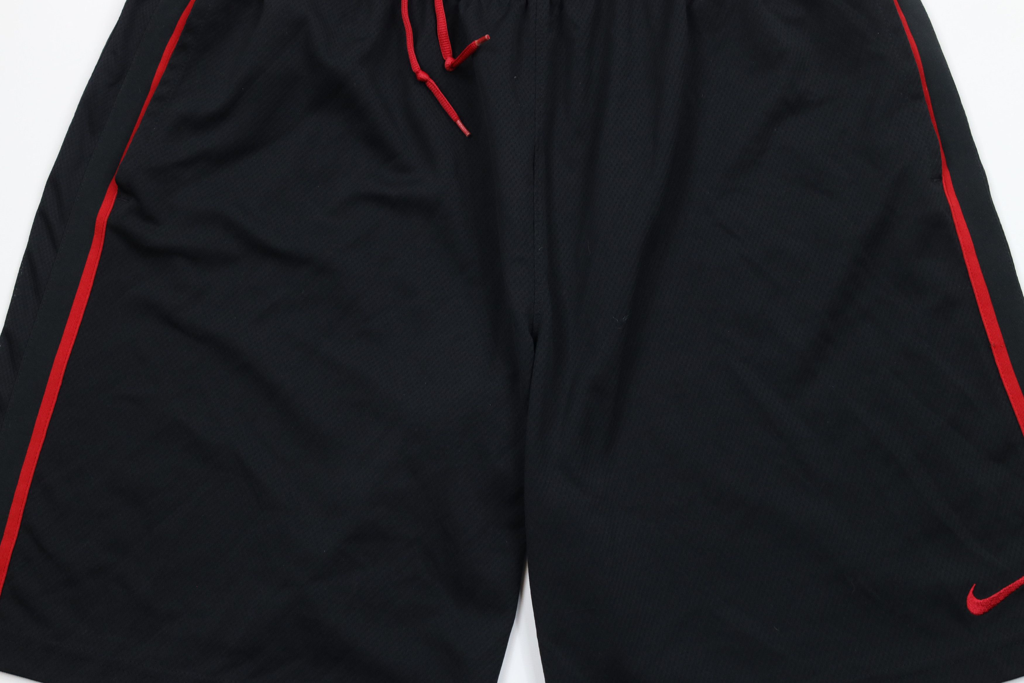 Nike × Vintage Vintage Nike Scott Mini Swoosh Striped Gym Basketball Shorts Size US 34 / EU 50 - 3 Thumbnail