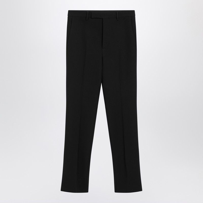 Gucci Gucci Black Skinny Wool Trousers Size 27" / US 4 / IT 40 - 1 Thumbnail