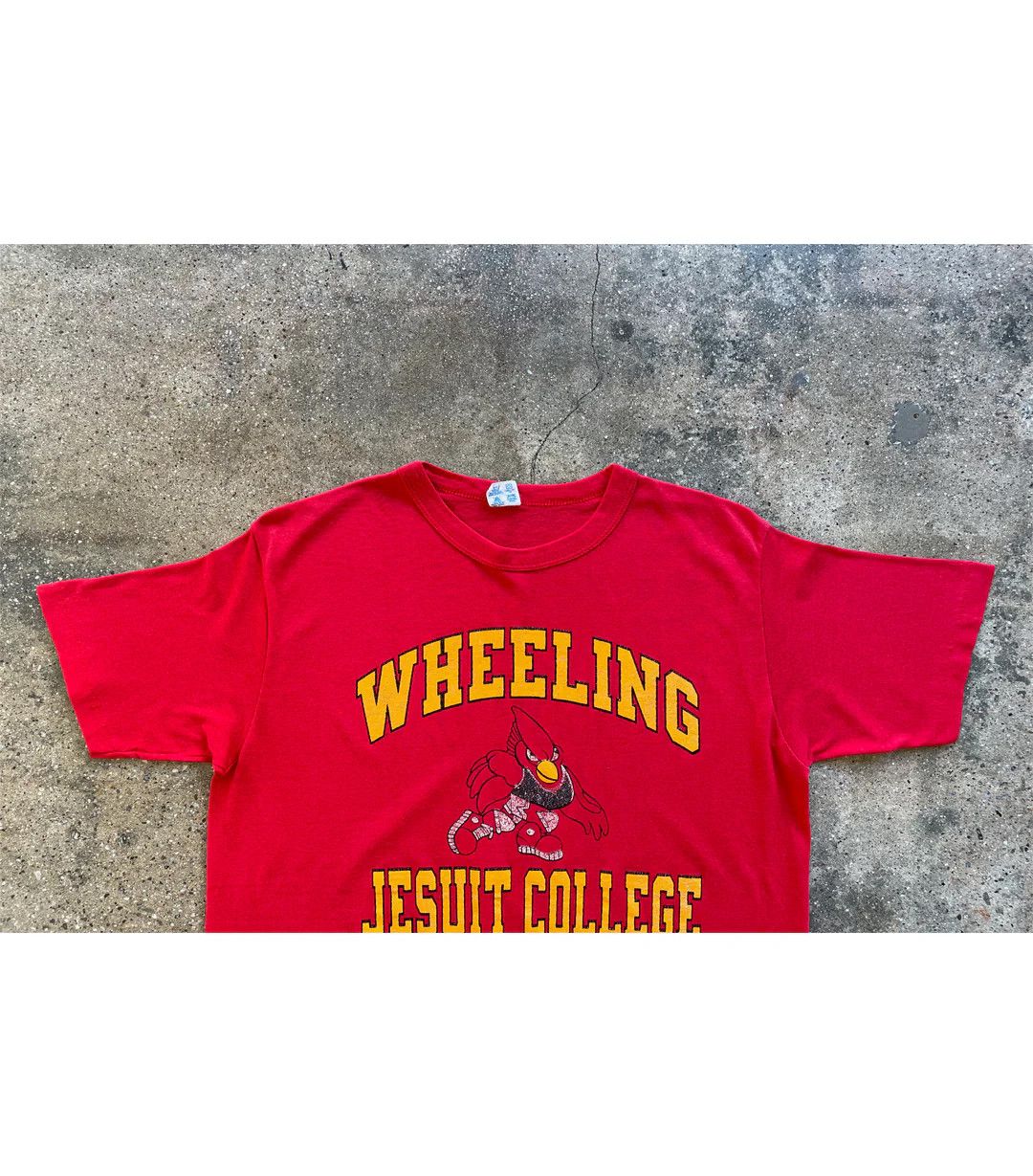 Vintage 90's Vintage Wheeling Jesuit College T-Shirt Size US XL / EU 56 / 4 - 3 Thumbnail
