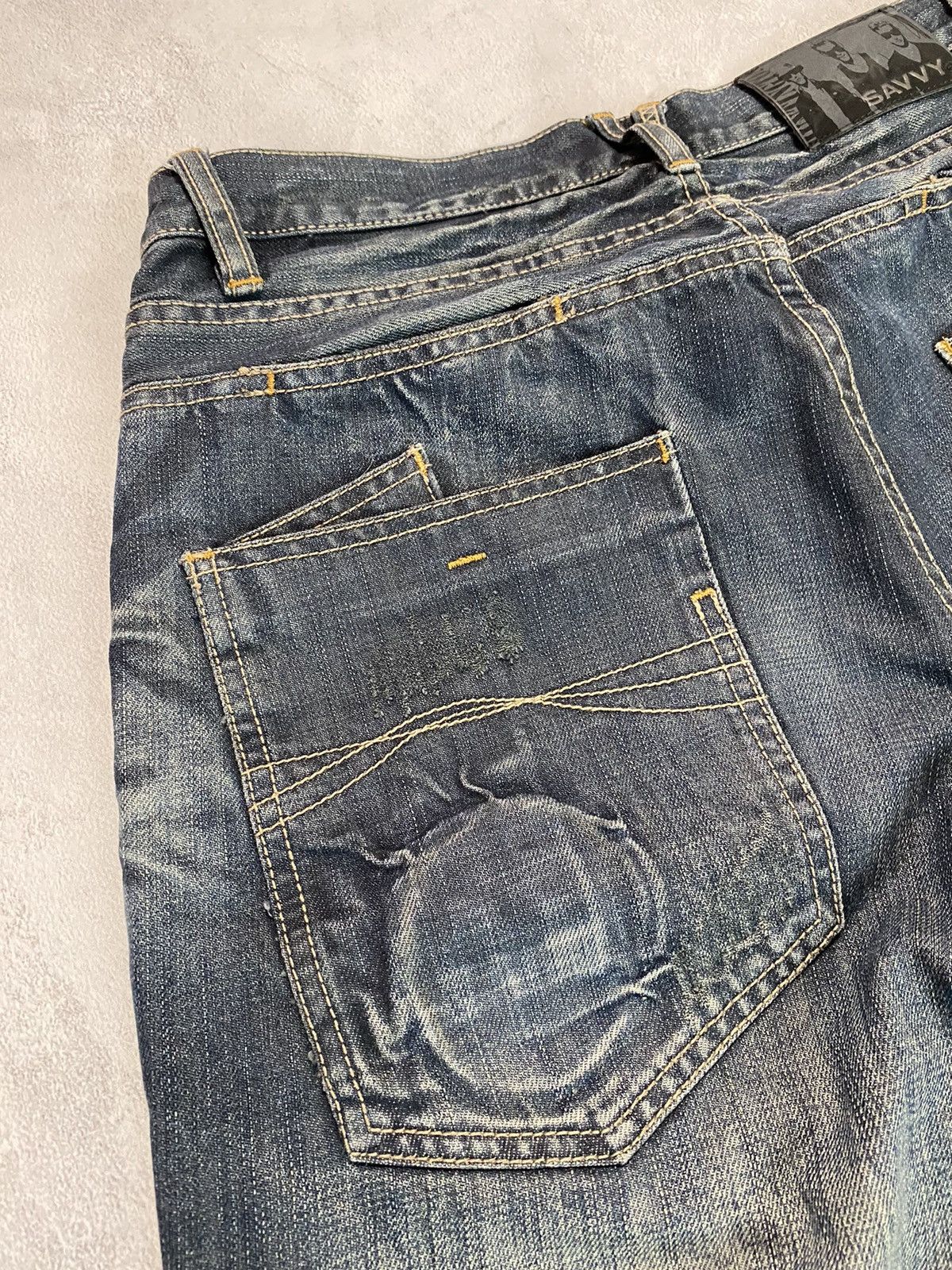 Japanese Brand 💎 Vintage Rare Jeans Savvy Rock Roll Revial Size US 31 - 9 Thumbnail