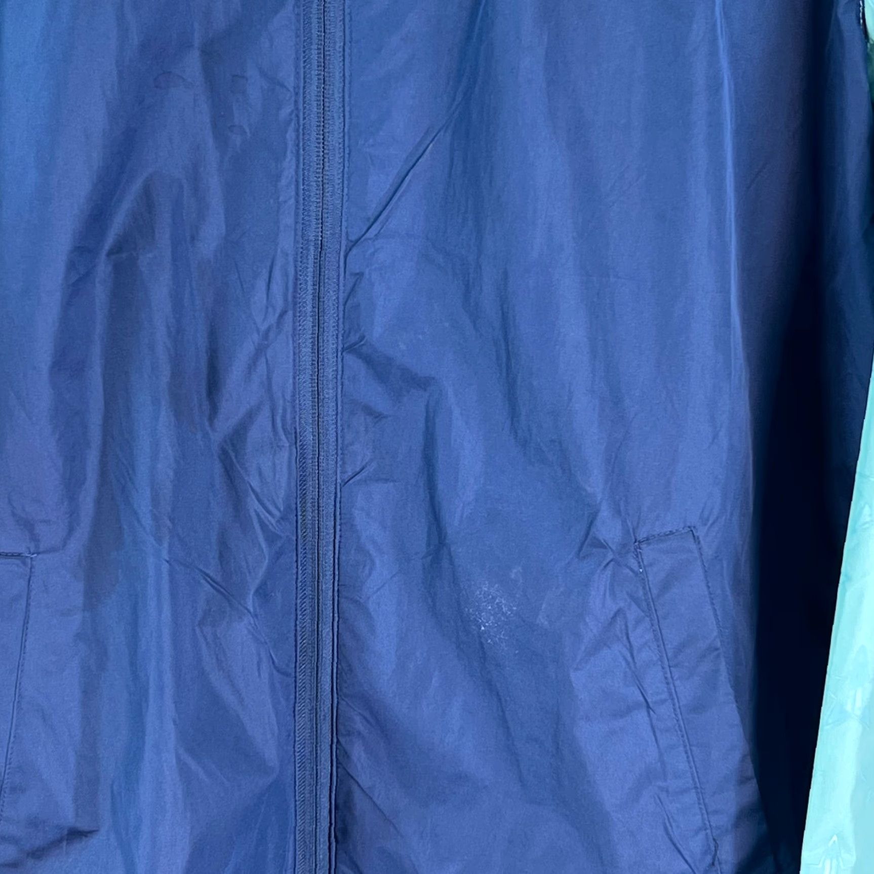 Vintage Jeffree Star Cosmetics Womens Coat Rain Blue Hooded Full Zip Size L Size L / US 10 / IT 46 - 4 Thumbnail