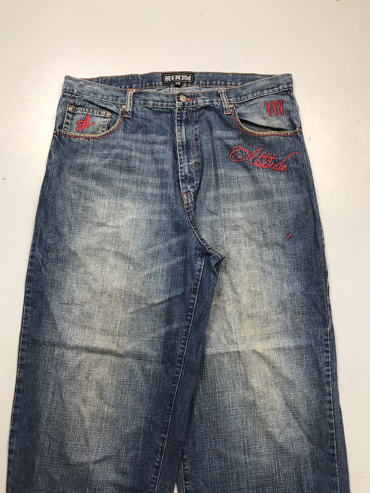 Southpole Vintage Attitude embroidered denim Size US 38 / EU 54 - 4 Thumbnail