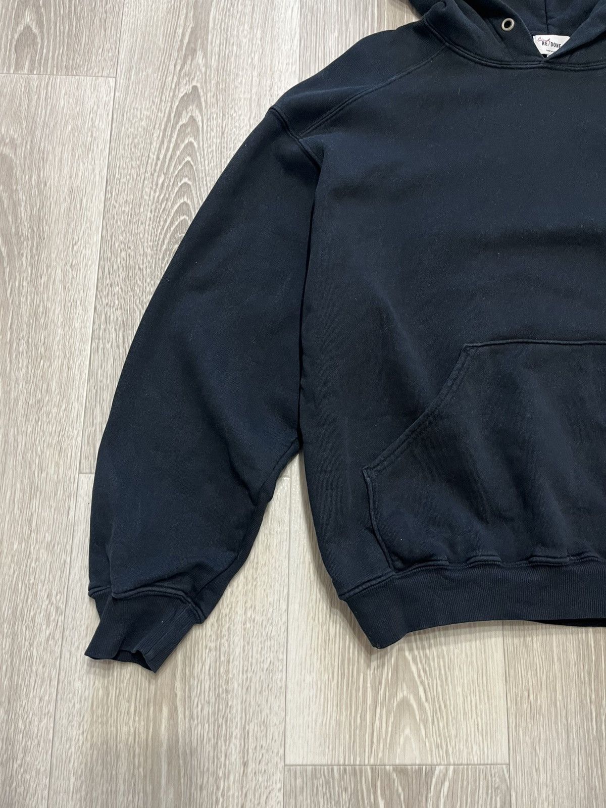 RE/DONE Re/Done Cindy Crawford Black Hoodie Big Logo Cindy USA Made Size US S / EU 44-46 / 1 - 5 Thumbnail