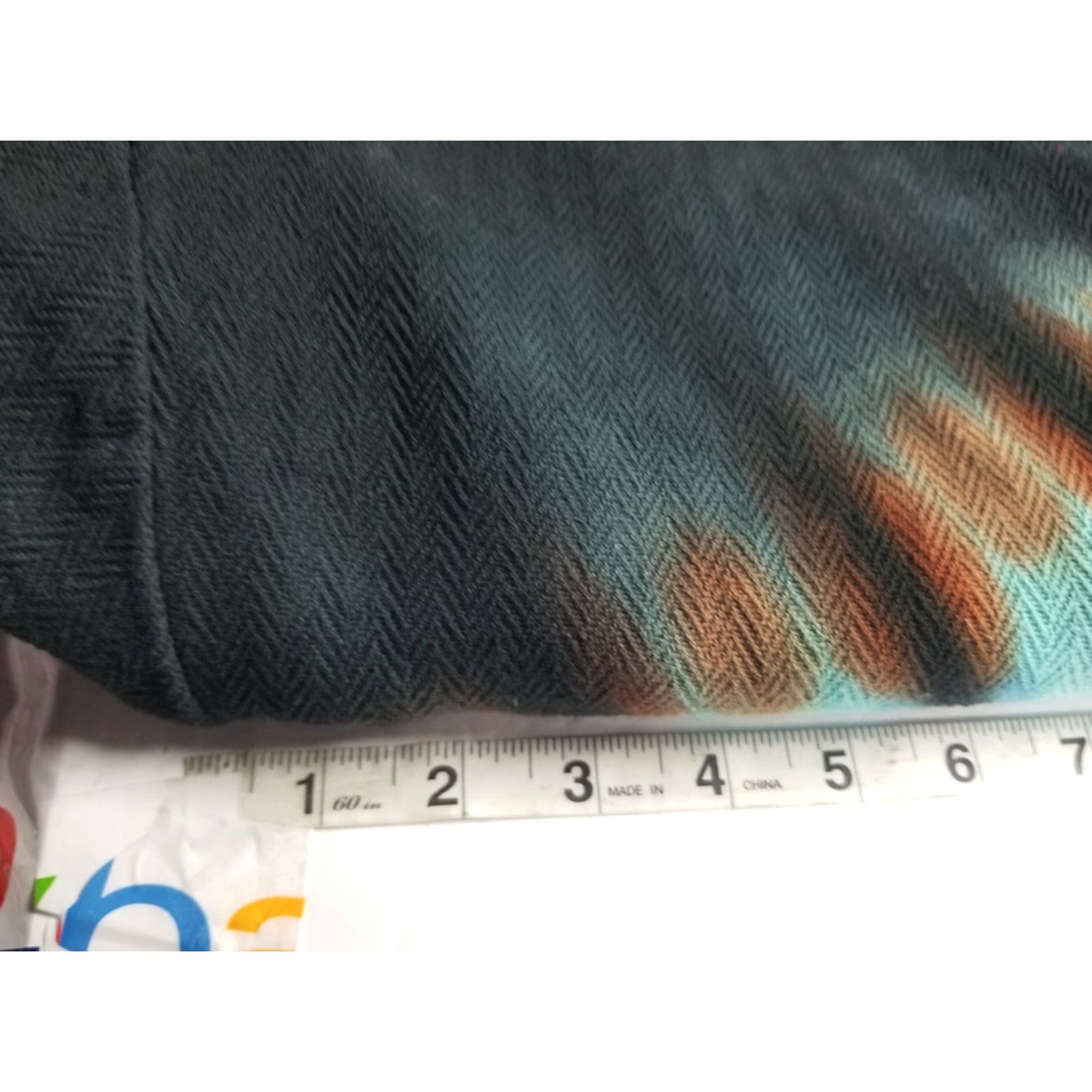 Vintage Nepal Lakhays Hoodie Women Black Psychedelic Cropped Full Zip Boho M/L Size M / US 6-8 / IT 42-44 - 3 Thumbnail