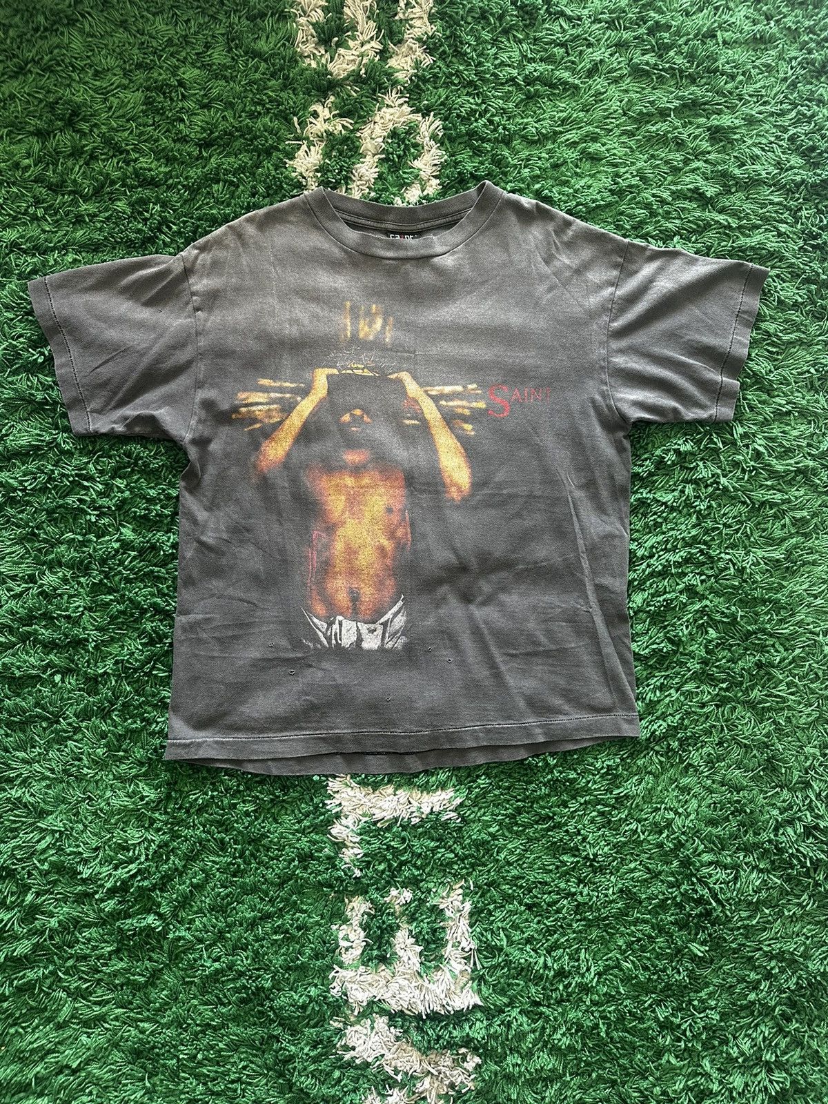 Saint Michael Saint Michael’s SAINT LIVE IN HELL T Shirt Size US L / EU 52-54 / 3 - 1 Thumbnail