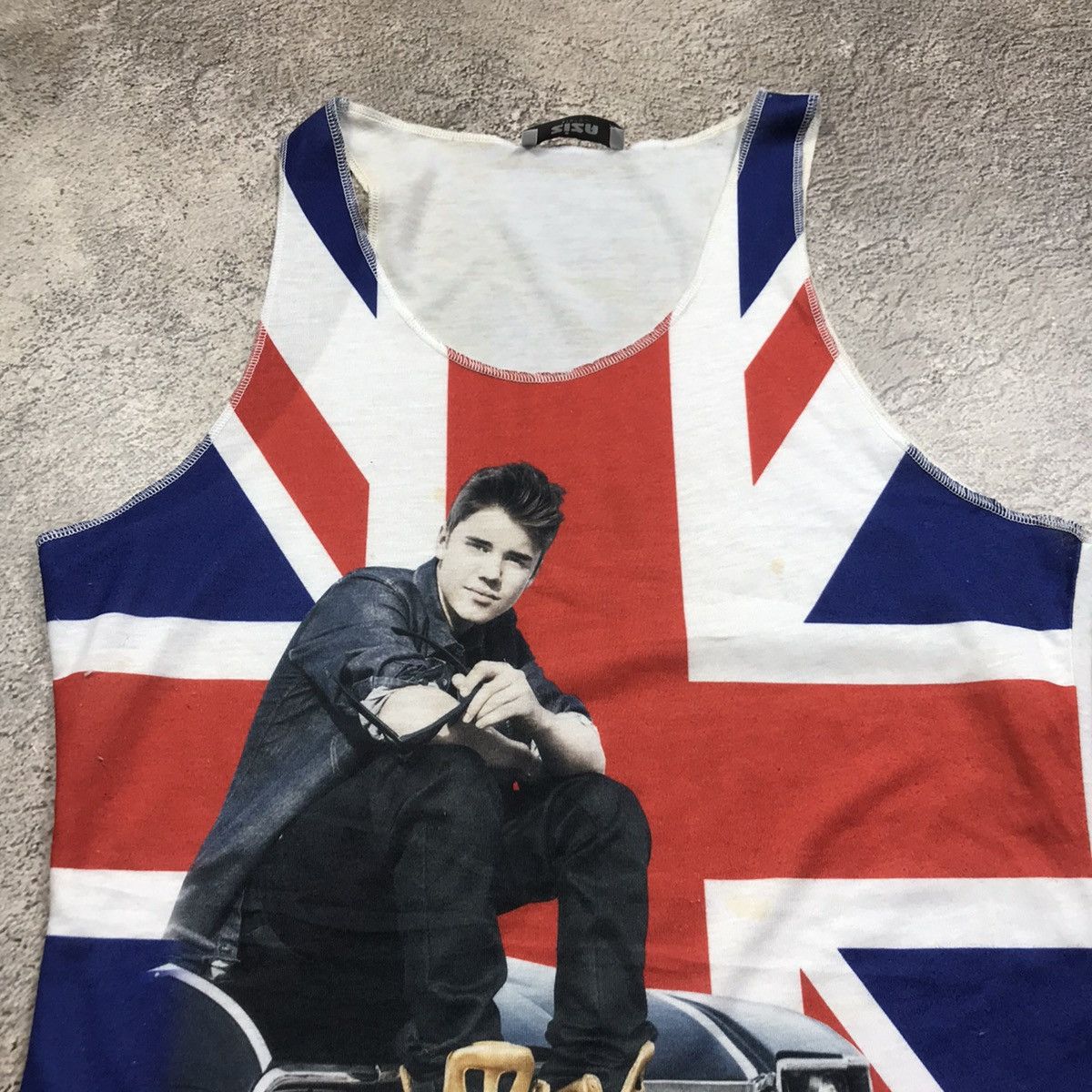 Vintage Vintage 90s Y2K Union Jack Graphic Tank Top Streetwear XL Size US XL / EU 56 / 4 - 2 Thumbnail
