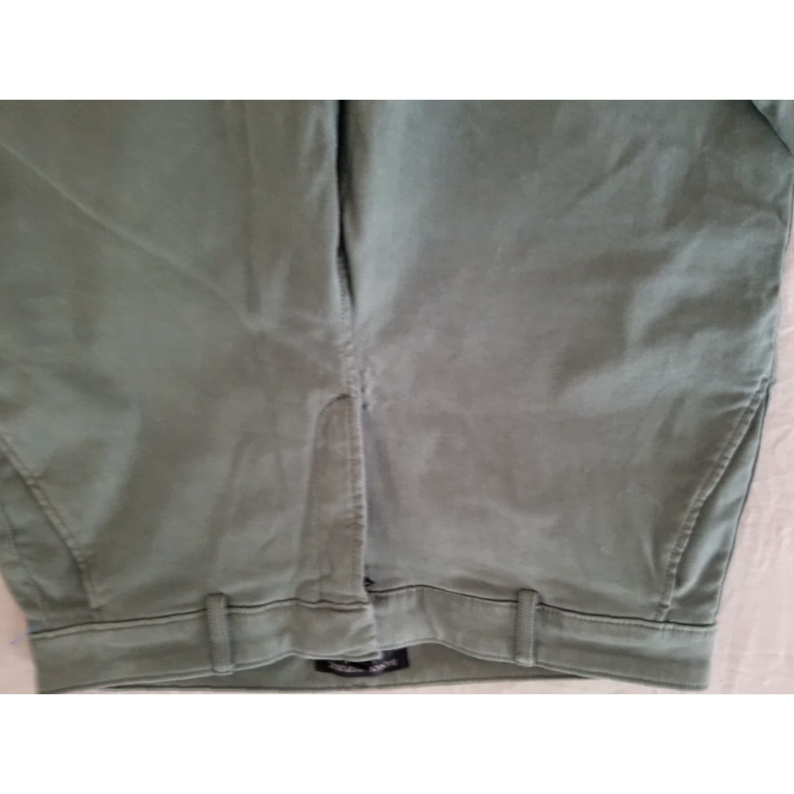 Banana Republic Womens Banana Republic Dress Pants 4 Cotton Beige Stretch Slacks Trouser Pants Closet Shop Woman Size 27" / US 4 / IT 40 - 4 Thumbnail