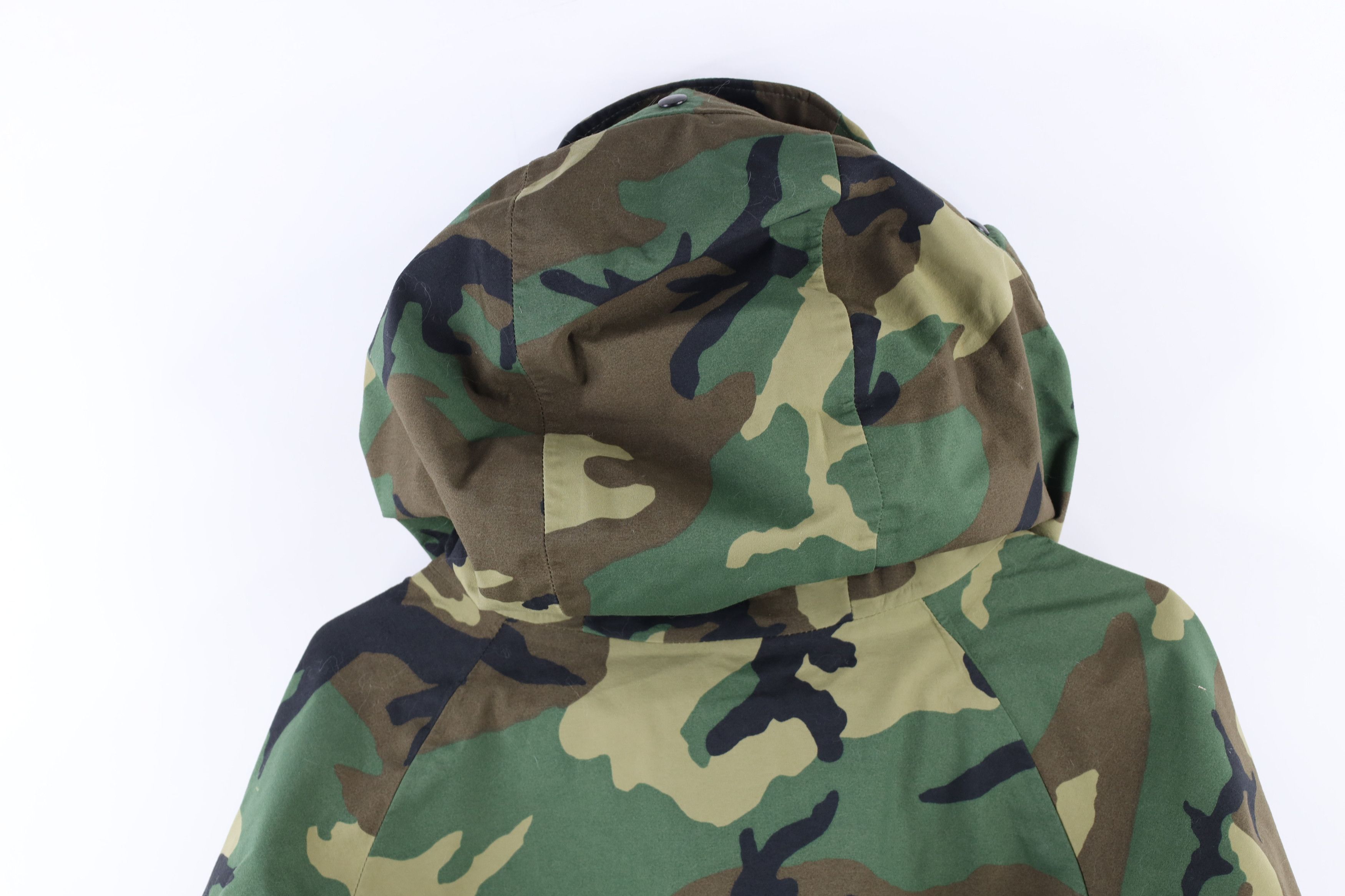 Vintage Vintage 90s Issue Camouflage Cold Weather Parka Jacket USA Size US M / EU 48-50 / 2 - 12 Thumbnail
