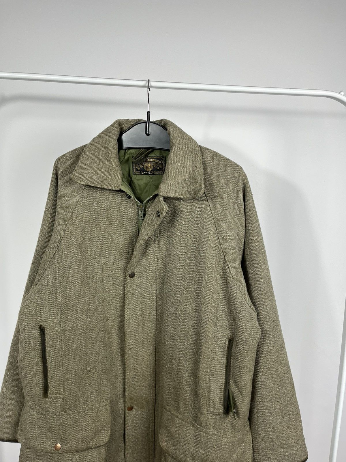 Other Milair British Millerain Tweed Wool Jacket Hunting Coat Size US L / EU 52-54 / 3 - 2 Thumbnail