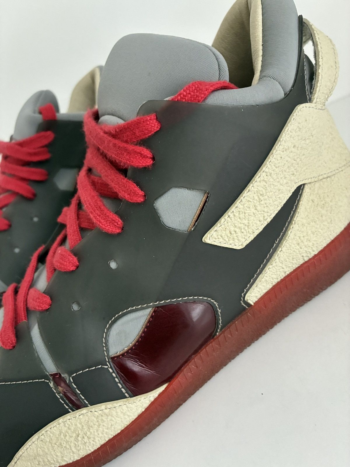 Maison Margiela Maison Margiela Rubber Paneled Neo-Sneakers luxury designer Size US 8 / EU 41 - 12 Thumbnail