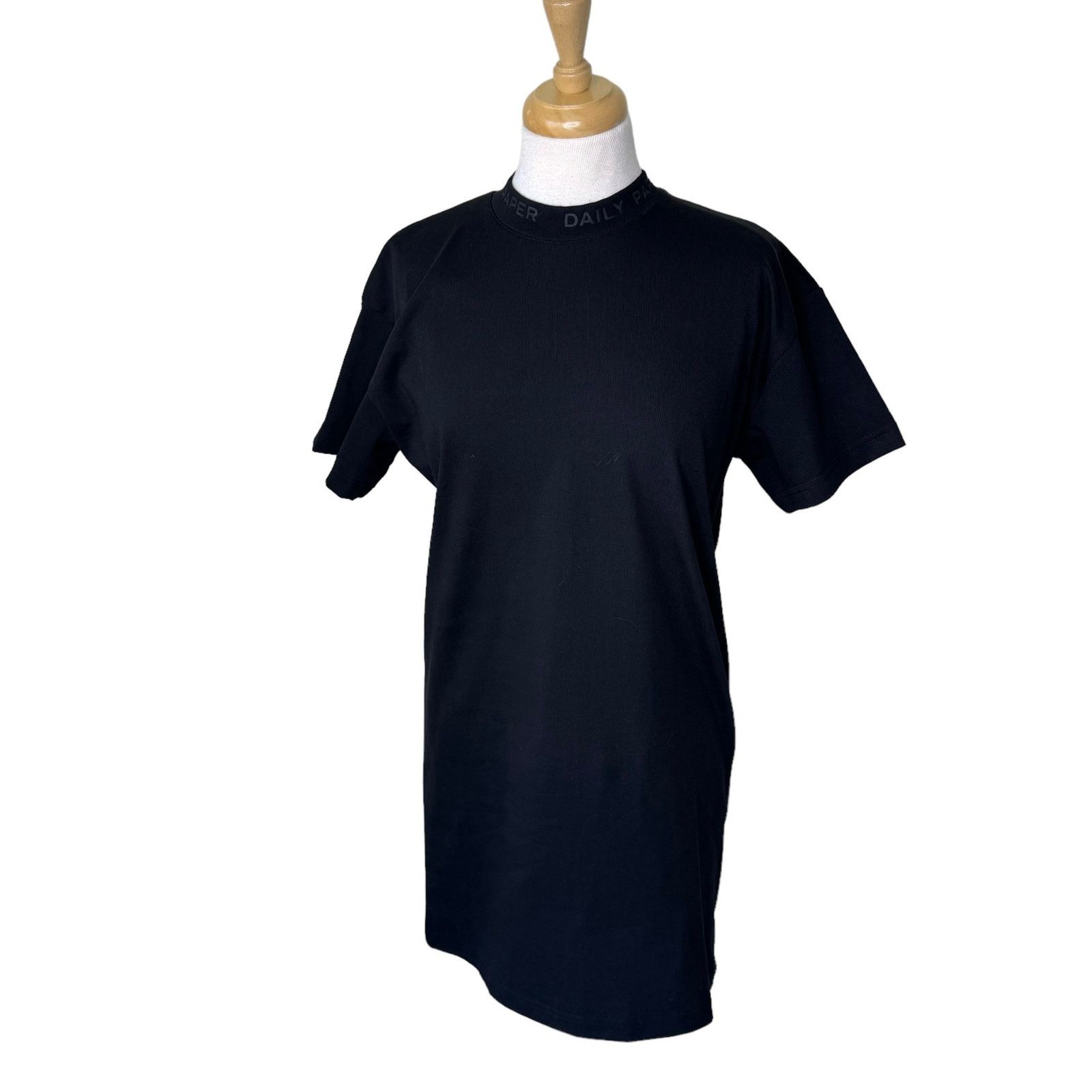 DAILY PAPER CLOTHING Mock Neck T-Shirt Dress Size SMALL