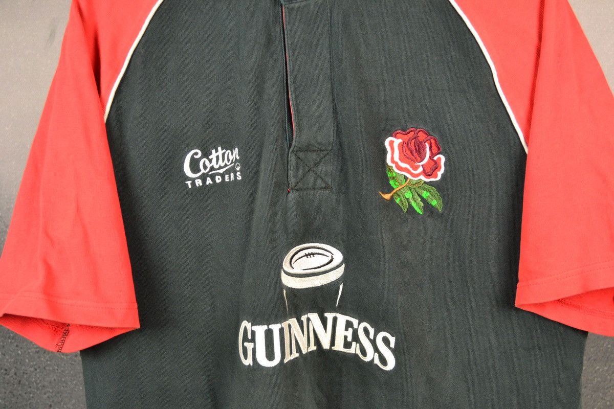 Cotton Traders × Vintage England Rugby Shirt Cotton Traders Vintage Guinness Retro Size US M / EU 48-50 / 2 - 6 Thumbnail
