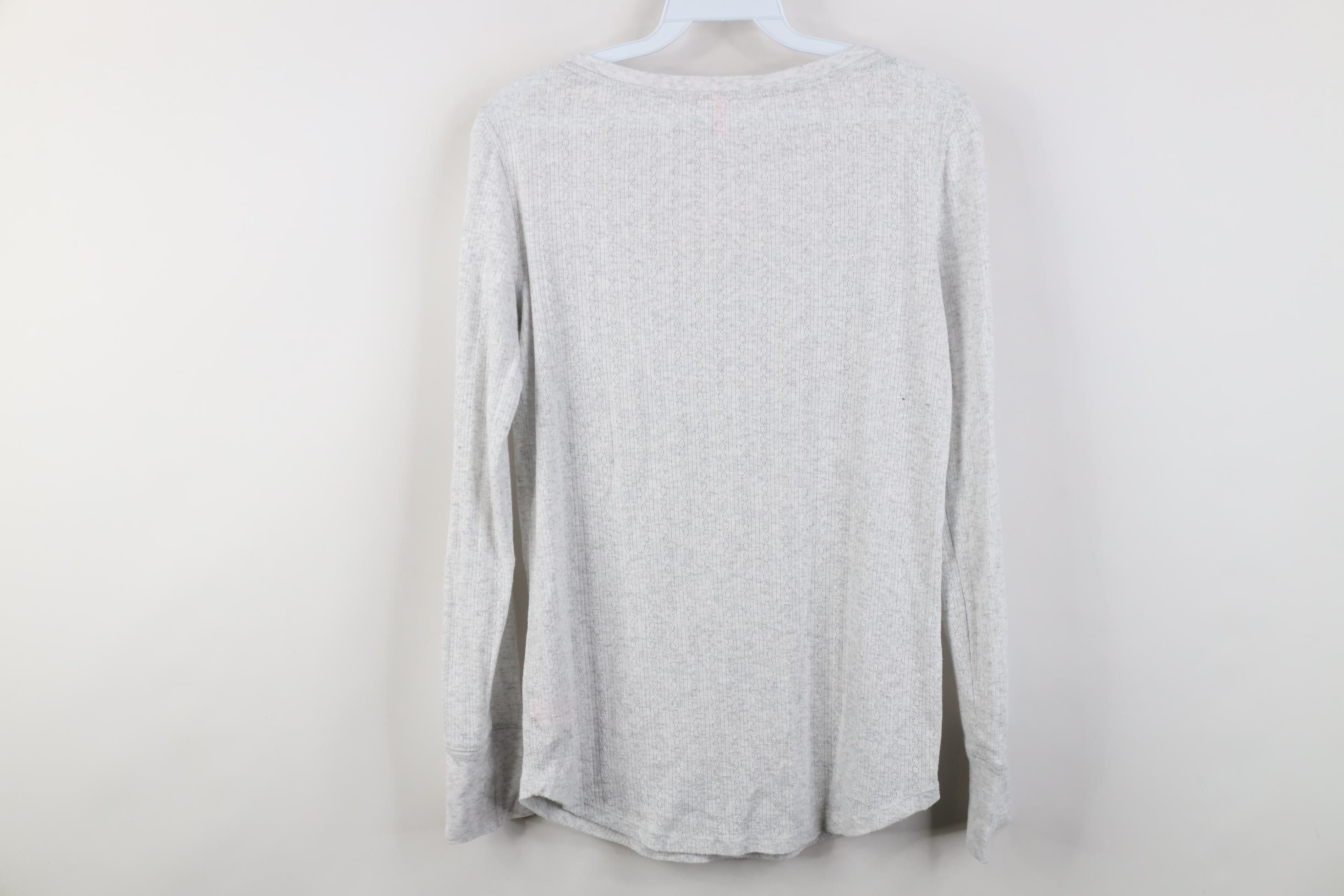 Victoria's Secret Vintage Y2K Victoria's Secret Thermal Knit Henley T-Shirt Size M / US 6-8 / IT 42-44 - 10 Thumbnail