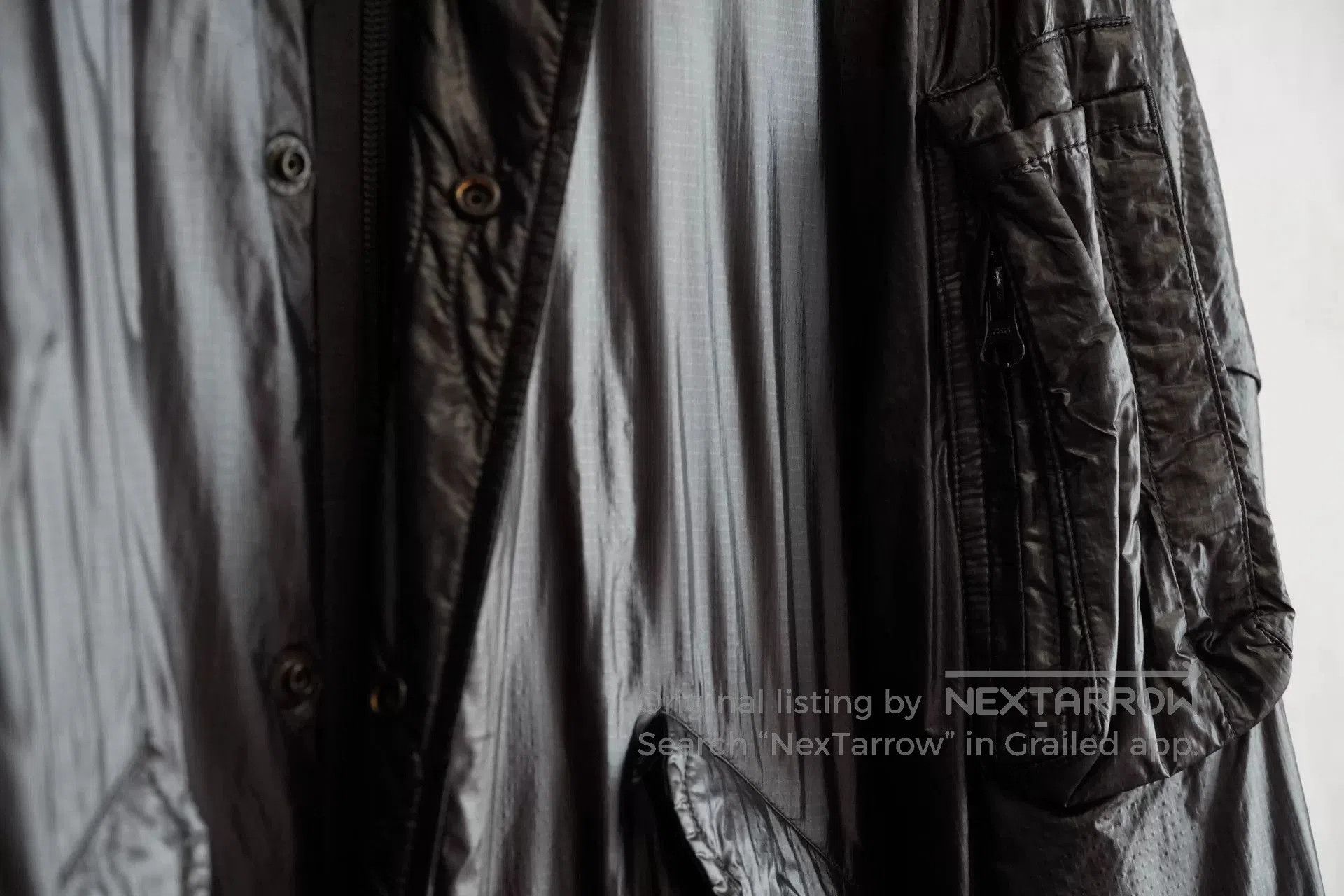 Yohji Yamamoto Yohji Yamamoto 13SS Nylon Fish Tail Coat. Size US S / EU 44-46 / 1 - 6 Thumbnail