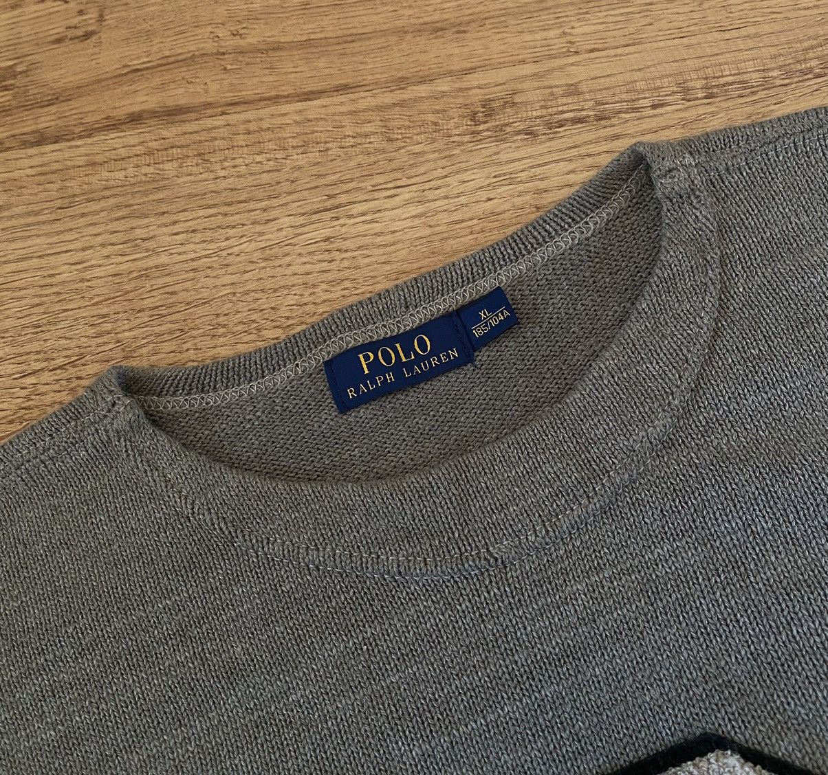 Polo Ralph Lauren Polo Ralph Lauren 1992 Stadium P-Wing Sweater x Old Money Size US XL / EU 56 / 4 - 4 Thumbnail