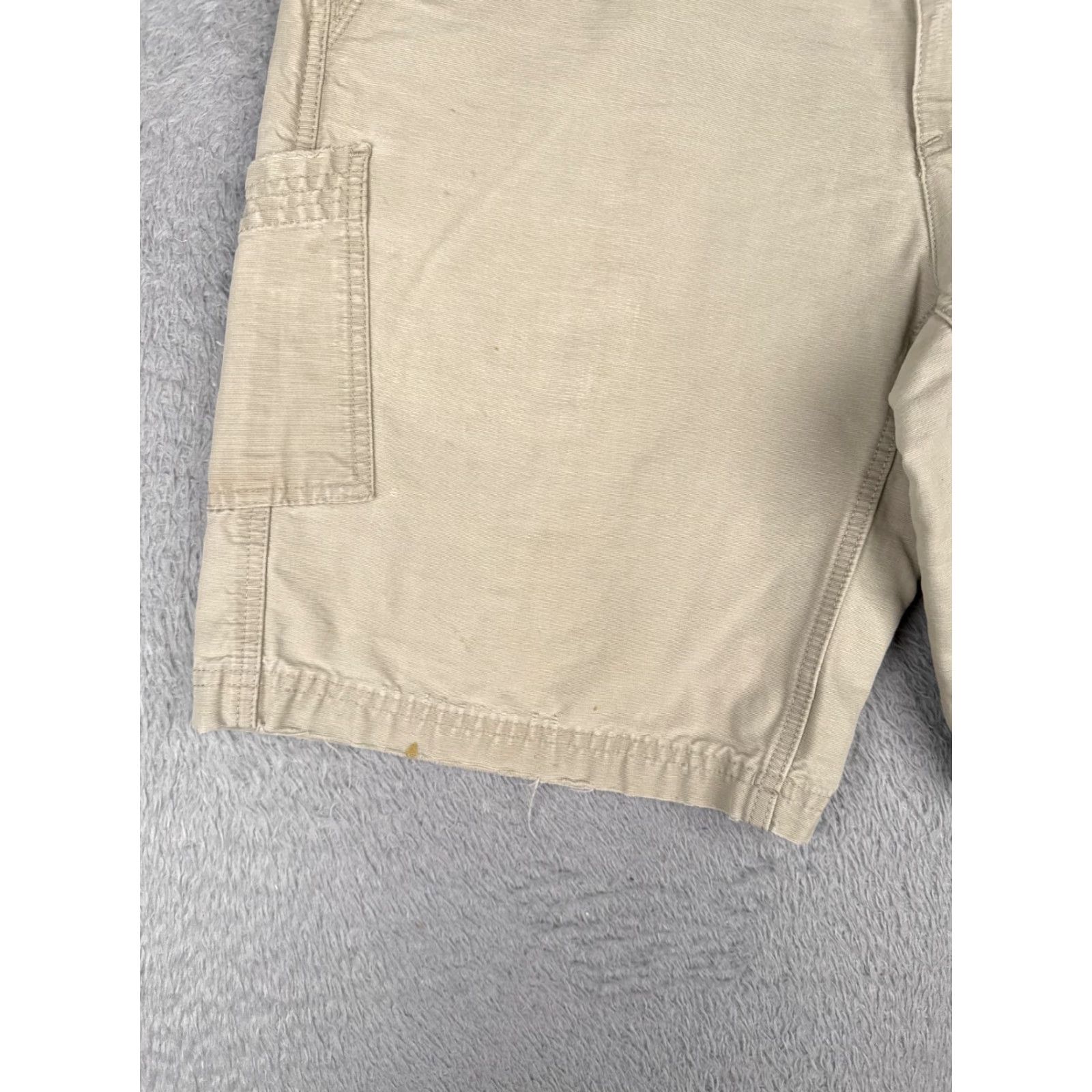 Vintage VINTAGE Columbia Shorts Mens 36 Beige Cargo Cotton 100% Reading? (Correction: avoid adding text). Size US 36 / EU 52 - 3 Thumbnail