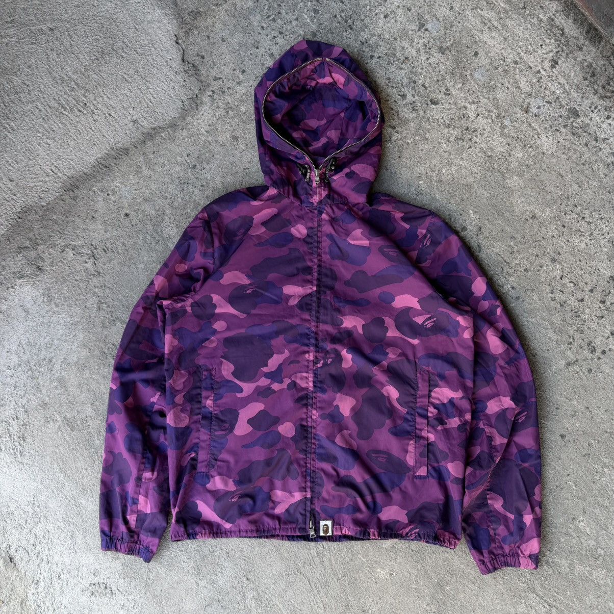 Bape OG BAPE NYLON FULL ZIP PURPLE CAMO Size US M / EU 48-50 / 2 - 1 Thumbnail