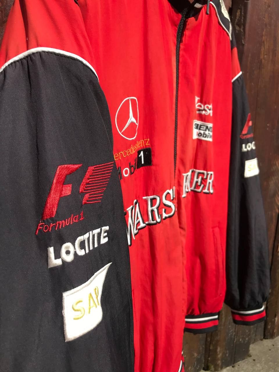 Formula 1 Vintage 90s McLaren Mercedes West F1 Racing Reversible Size US XL / EU 56 / 4 - 2 Thumbnail