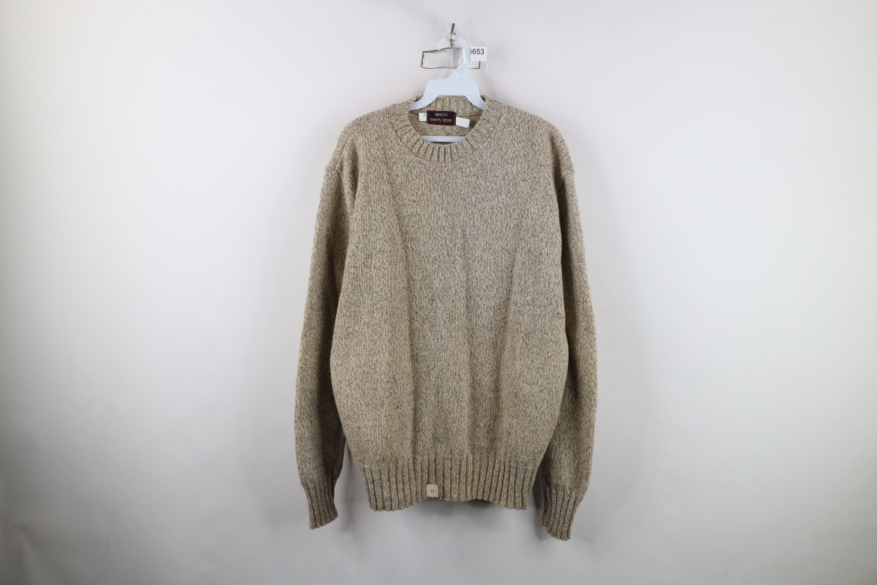 Vintage Deadstock Vintage 60s 70s Macys Knit Crewneck Sweater USA Size US XL / EU 56 / 4 - 1 Thumbnail