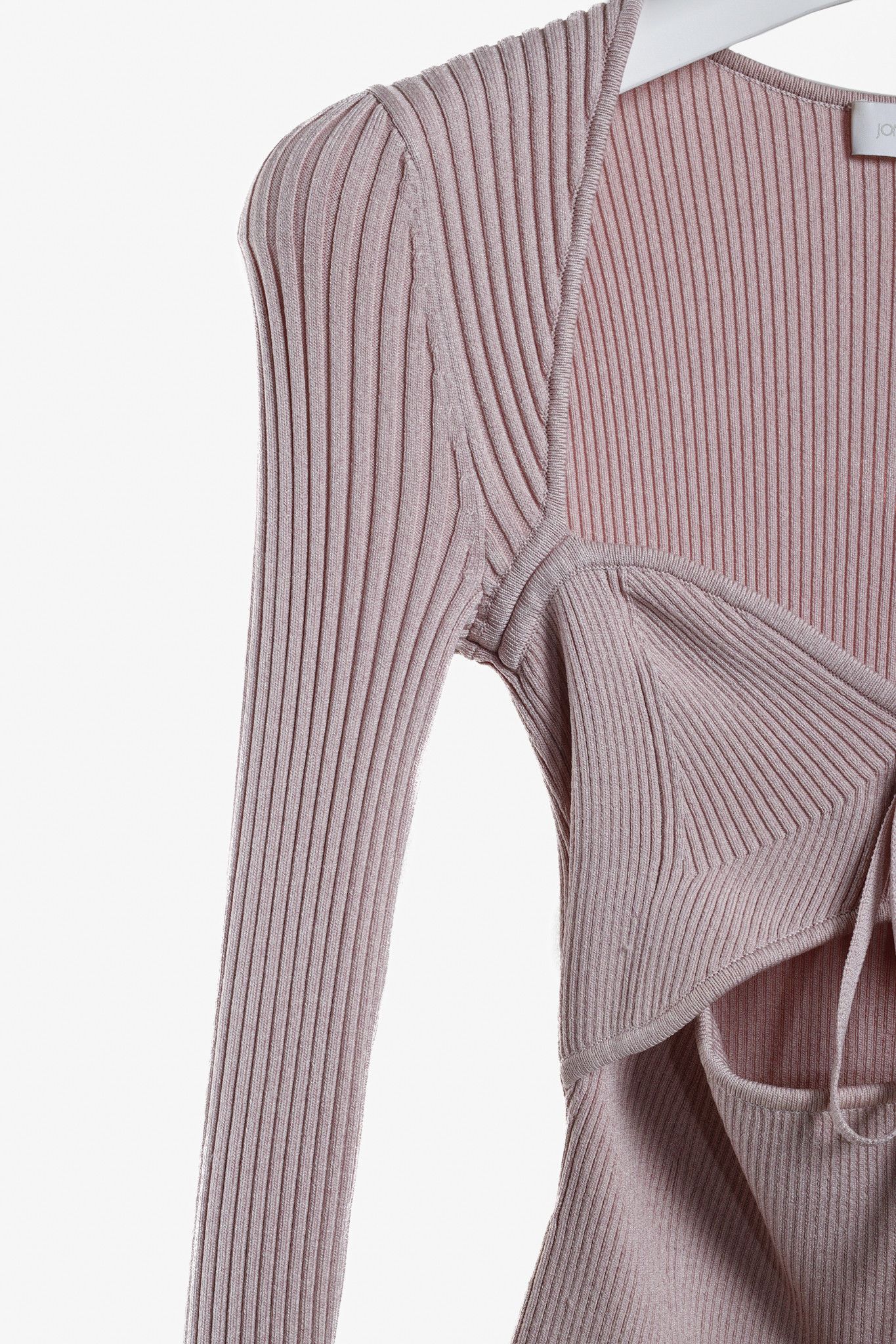 Jonathan Simkhai Jonathan Simkhai Pink Ribbed Sweetheart Top Size S / US 4 / IT 40 - 5 Thumbnail