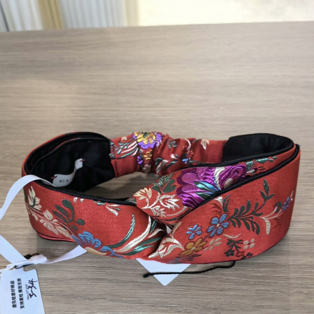 Gucci Gucci floral silk headband Size ONE SIZE - 2 Thumbnail