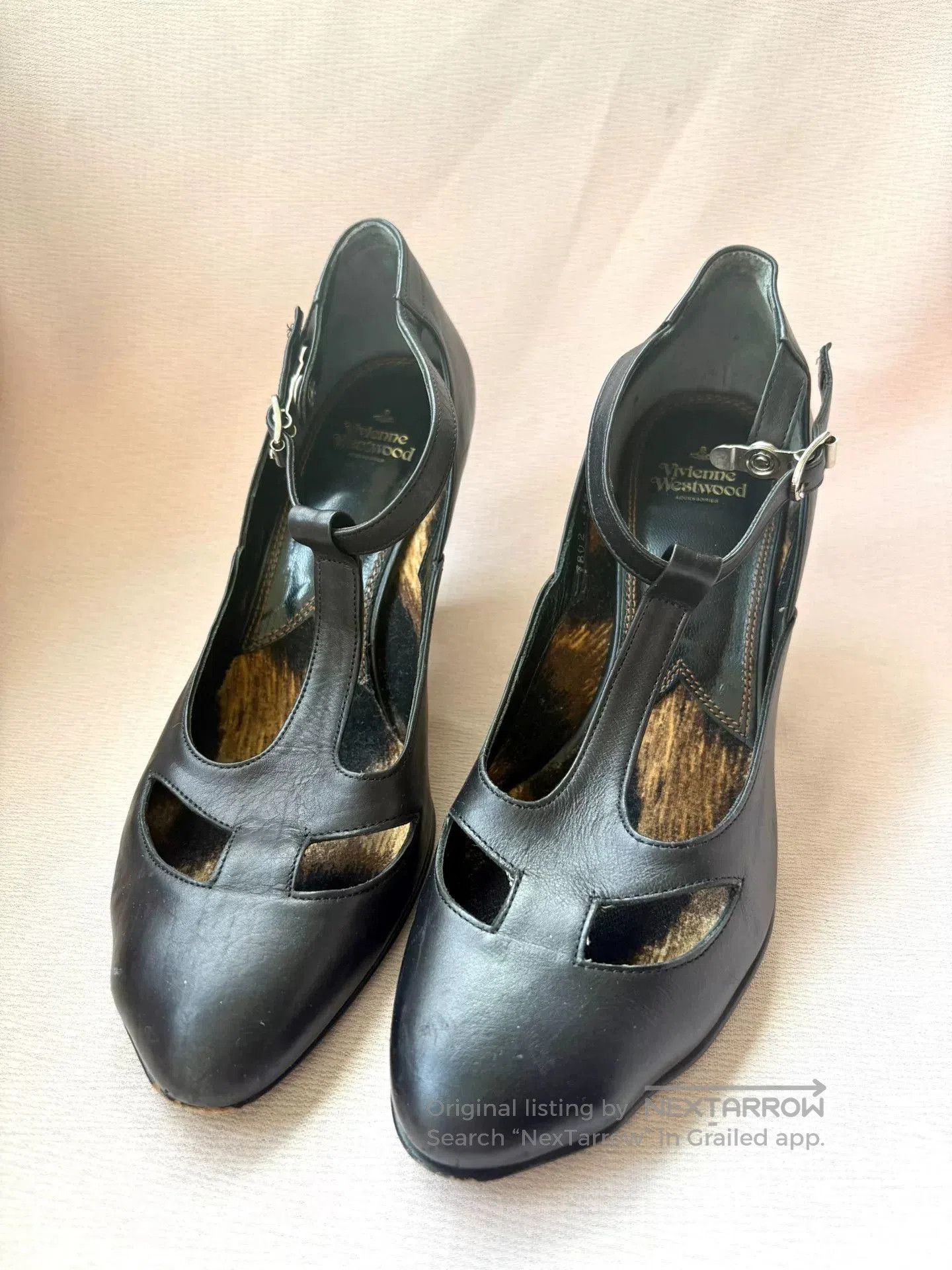 Vivienne Westwood Vivienne Westwood Vintage Black Leather Shoes. Size US 5 / IT 35 - 1 Thumbnail