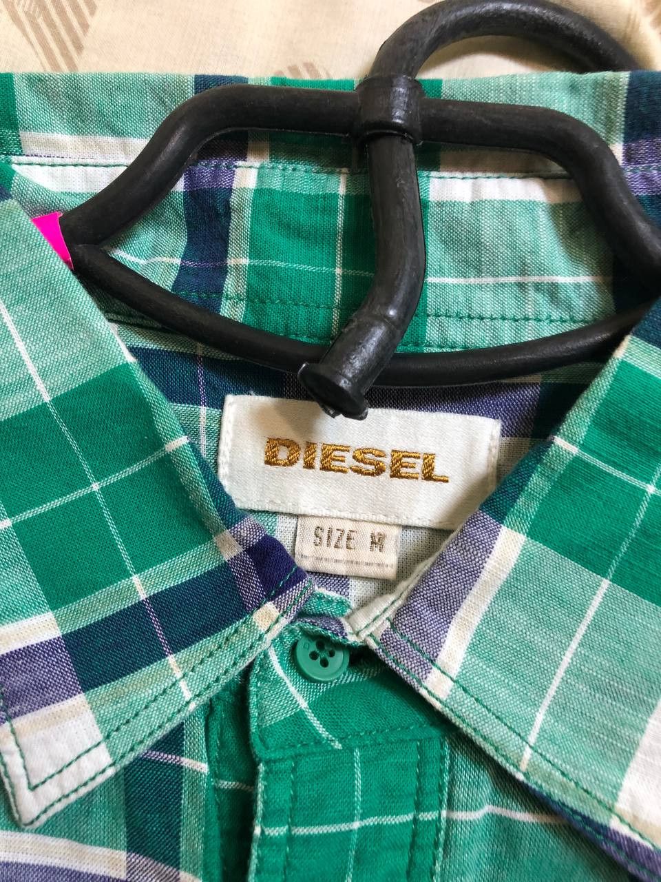 Diesel Diesel Green Plaid Button-Up Shirt Size US M / EU 48-50 / 2 - 2 Thumbnail