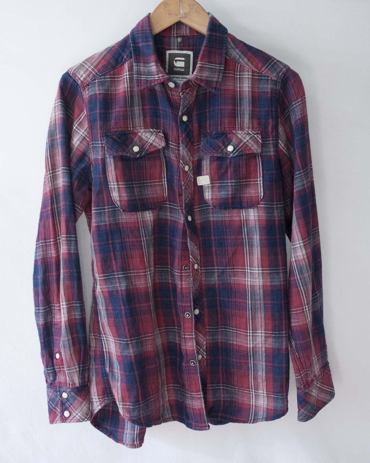 G-Star G Star Raw Shirt Flannel Size S Plaid Size US S / EU 44-46 / 1 - 2 Thumbnail