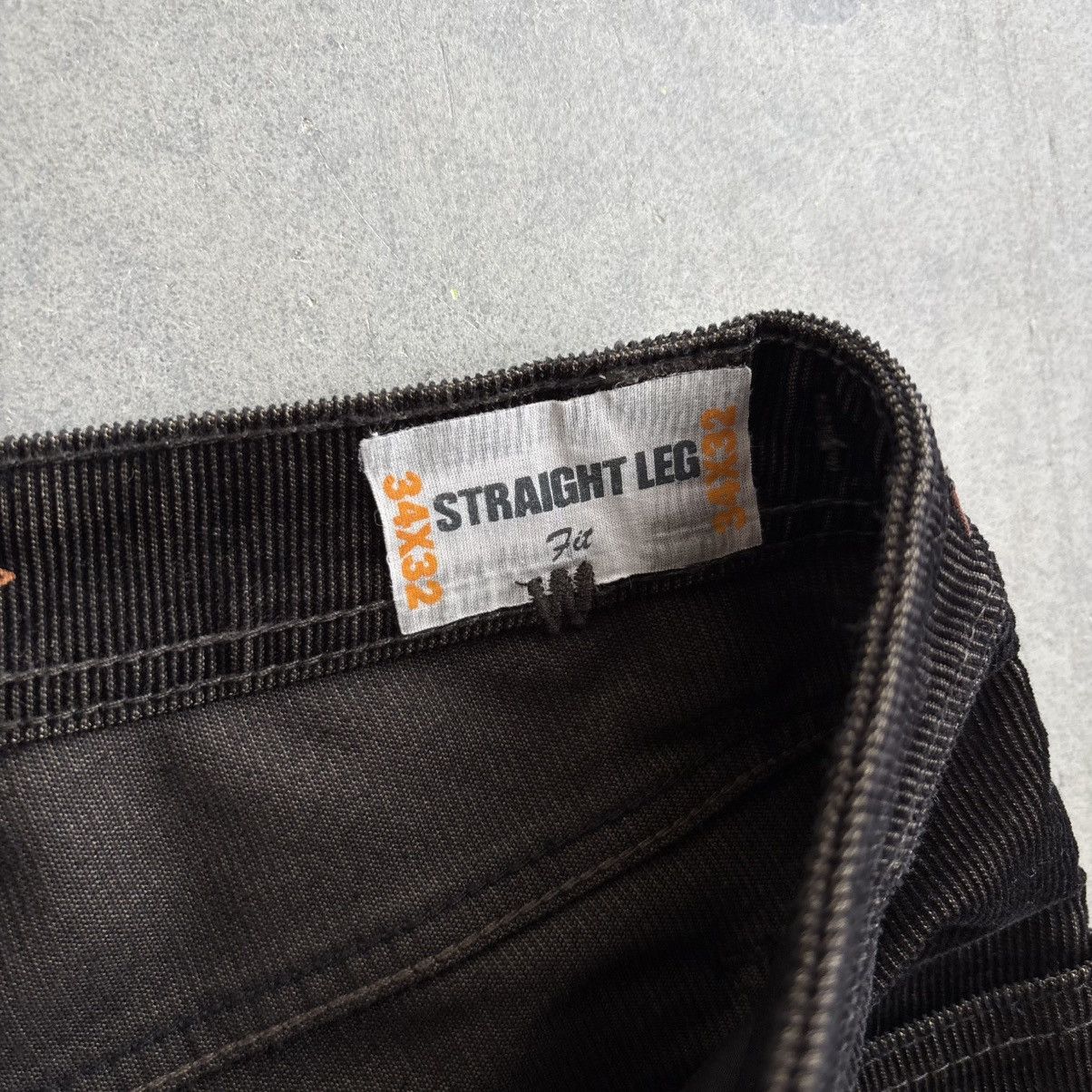 Seven 7 Vintage Brown Corduroy Dark Wash Denim Jeans 34x32 Straight Size US 34 / EU 50 - 8 Thumbnail