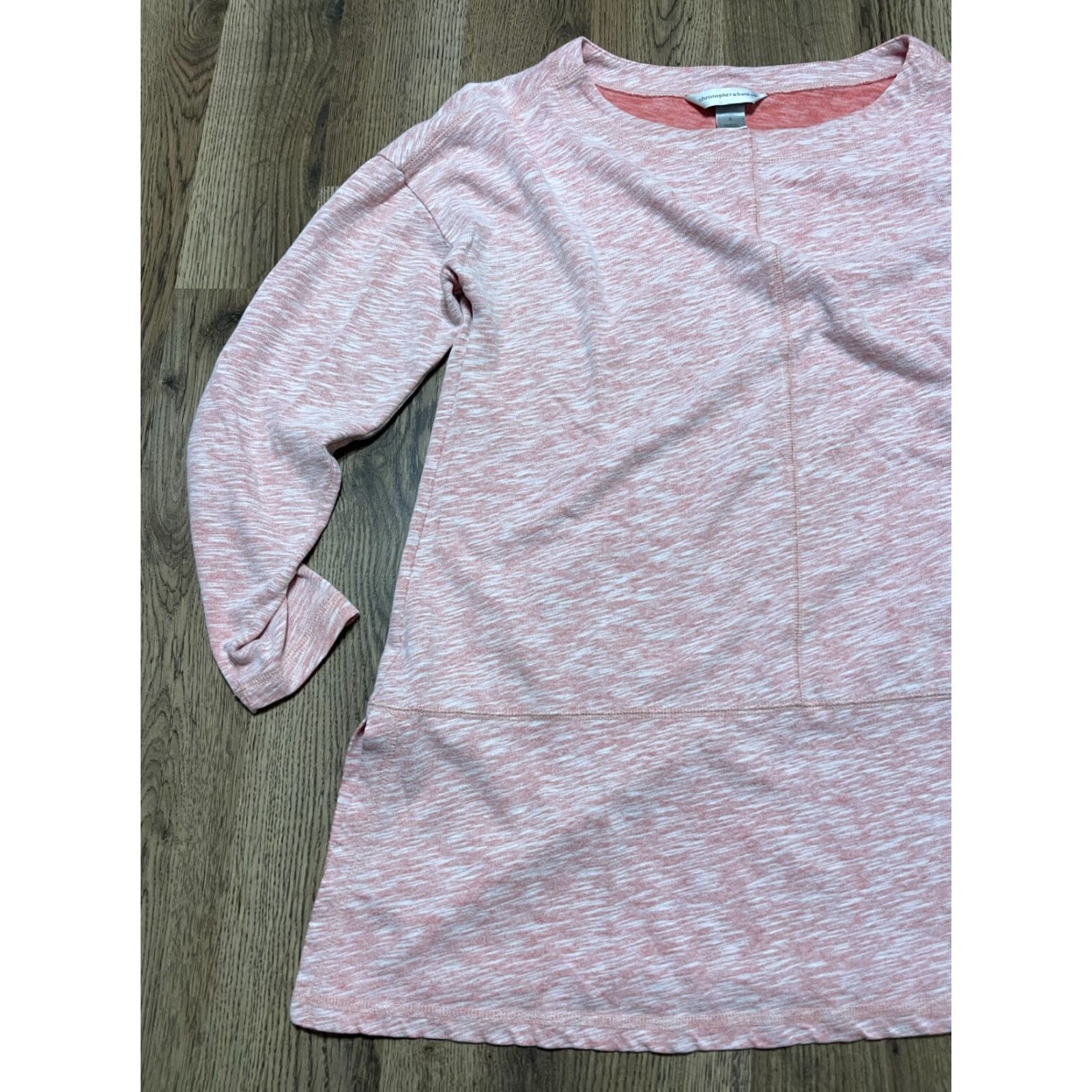 Vintage Christopher & Banks Shirt Women S Pink Long Sleeve Pullover Casual Regular Size S / US 4 / IT 40 - 3 Thumbnail