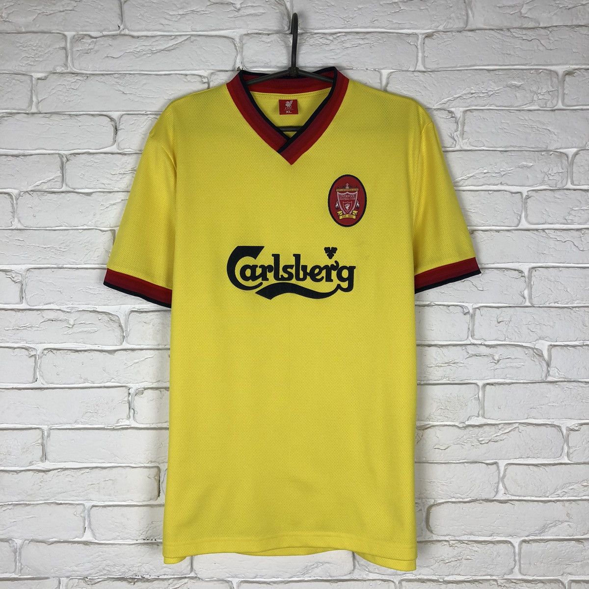 Vintage Liverpool 1997 1999 away retro soccer jersey Size US XL / EU 56 / 4 - 1 Thumbnail