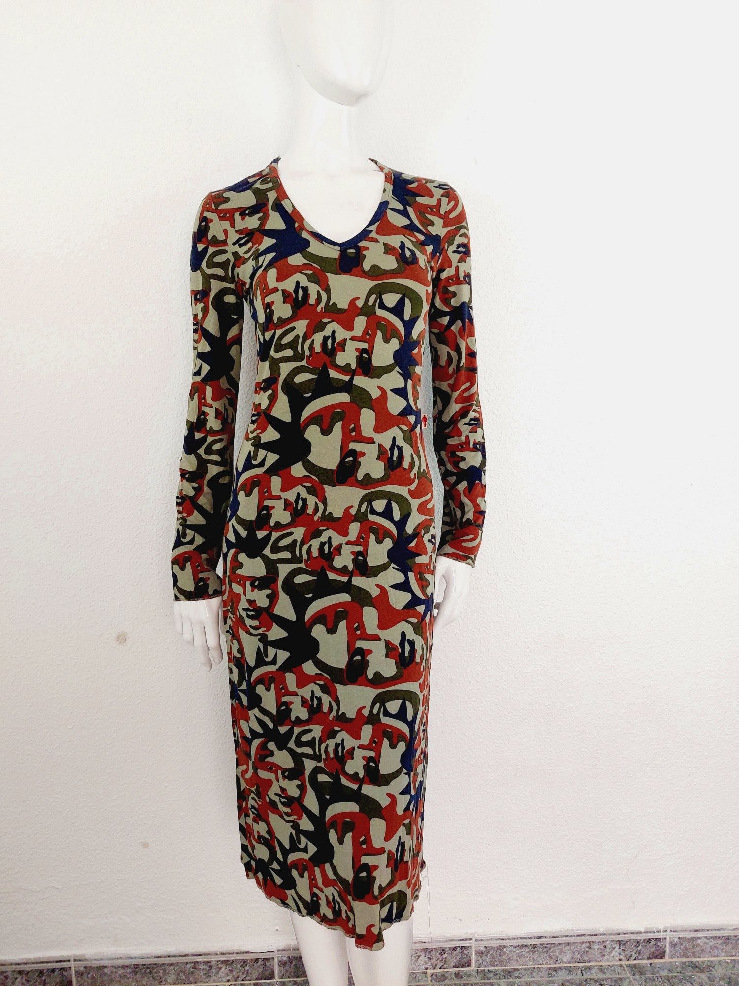 Jean Paul Gaultier Jean Paul Gaultier Pink Face Anarchy Fight Racism Dress Size M / US 6-8 / IT 42-44 - 2 Thumbnail