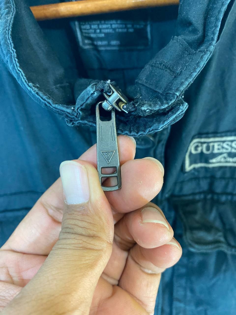 Guess guess black parka jacket very nice design Size US S / EU 44-46 / 1 - 7 Thumbnail