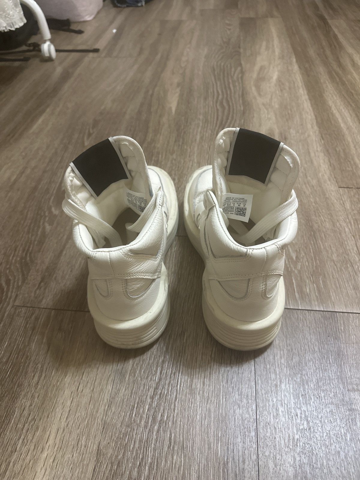 Rick Owens Rick Owens X Converse Turbowpn Off White Hi-tops Size US 7 / EU 40 - 4 Thumbnail